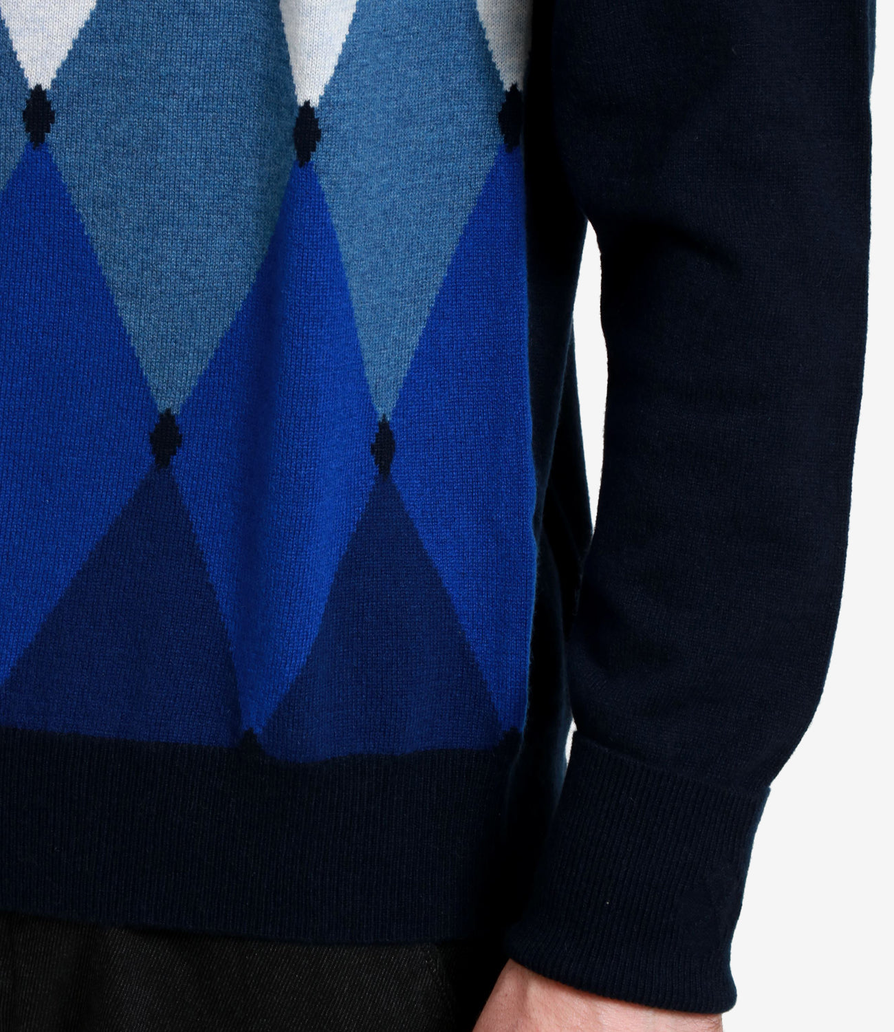 Ballantyne | Navy and Royal Blue Knitwear