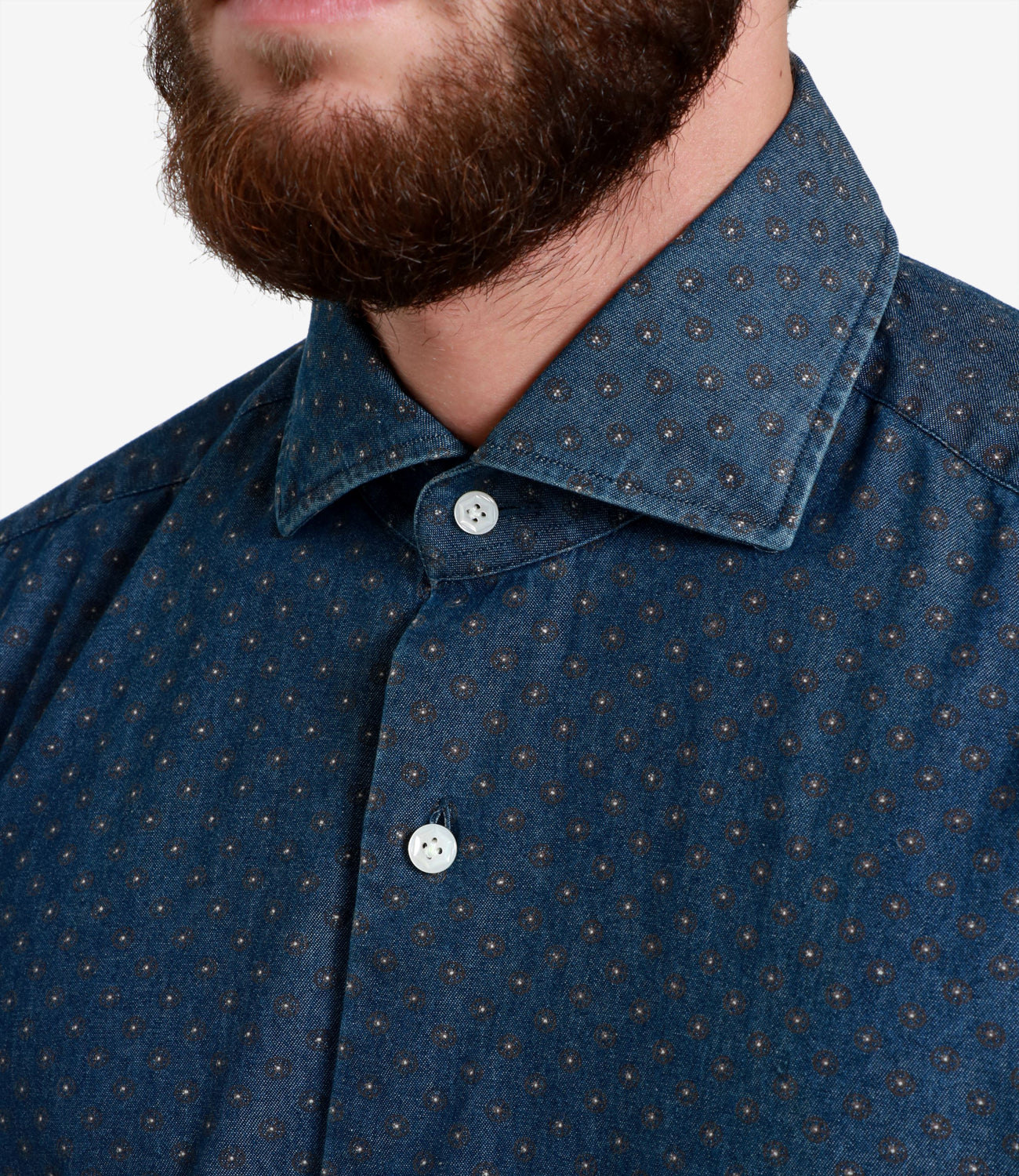 Barba | Camicia Denim scuro