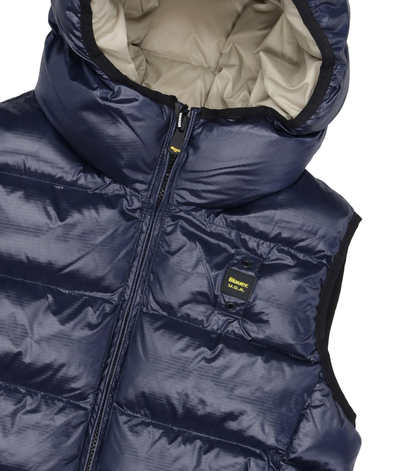 Blauer Junior | Gilet Arden Junior Blu e Beige