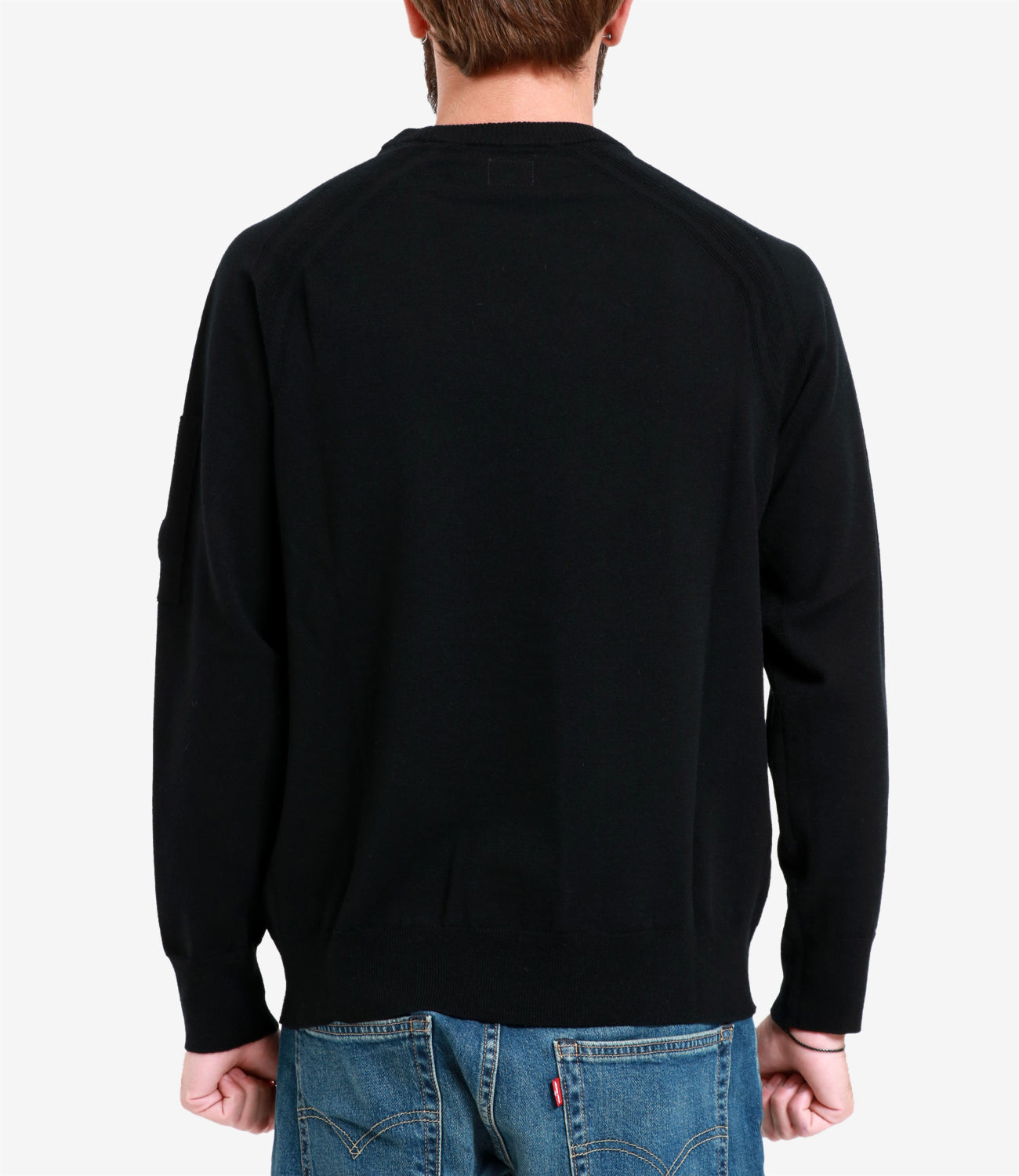C.P. Company | Lambswool GRS Crew Neck Knit Black