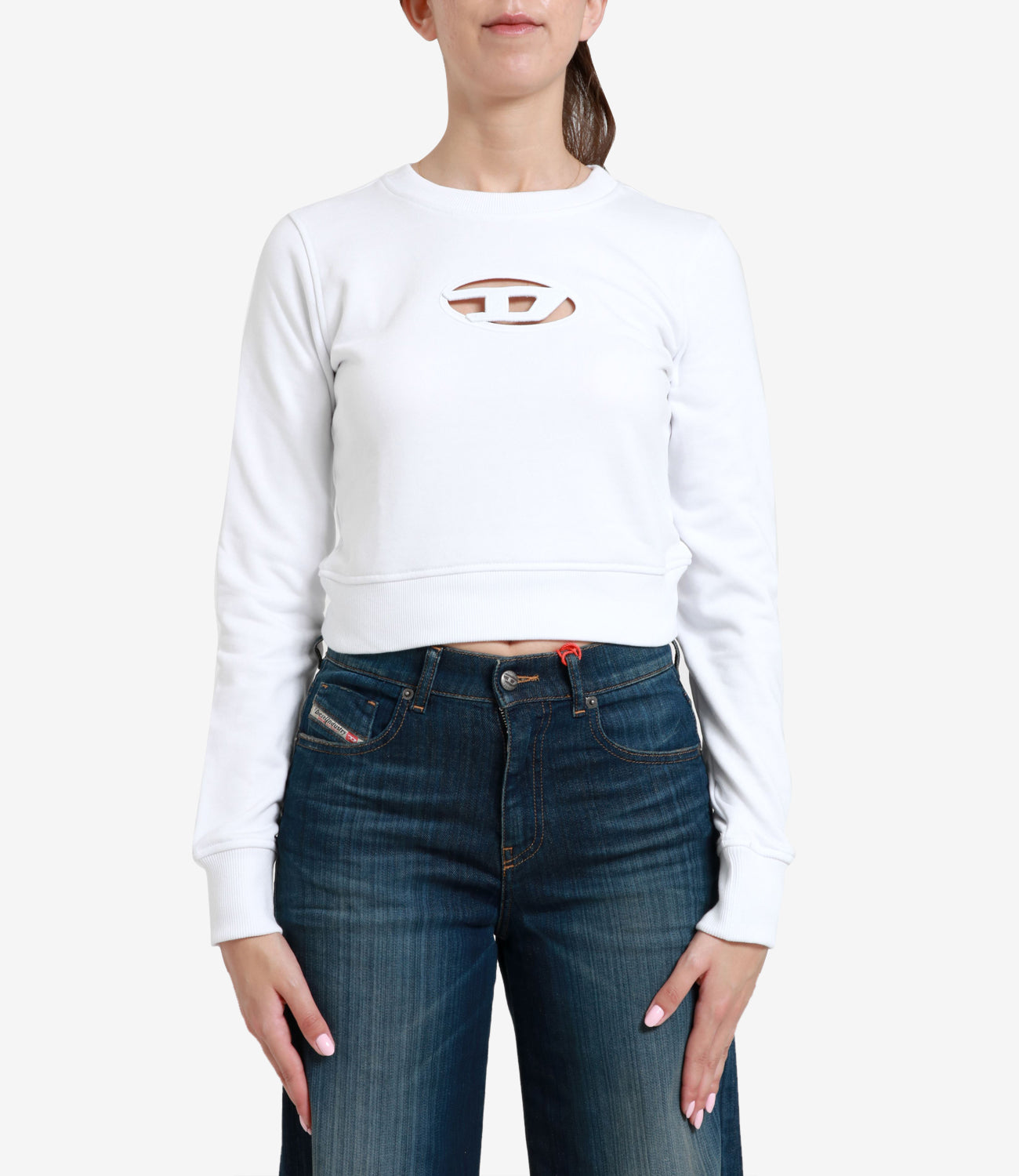 Diesel | Felpa F-Slimmy Bianco