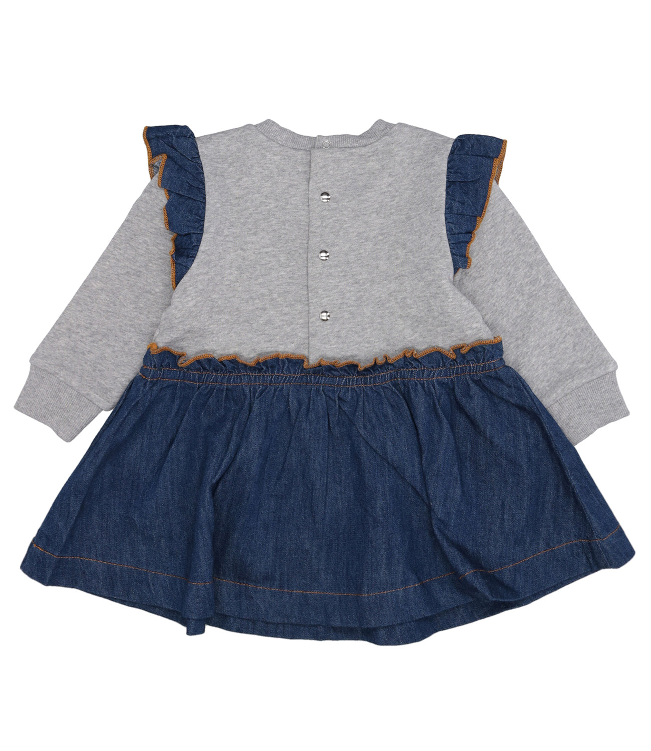 Diesel Kids | Abito Dimbob Grigio e Denim