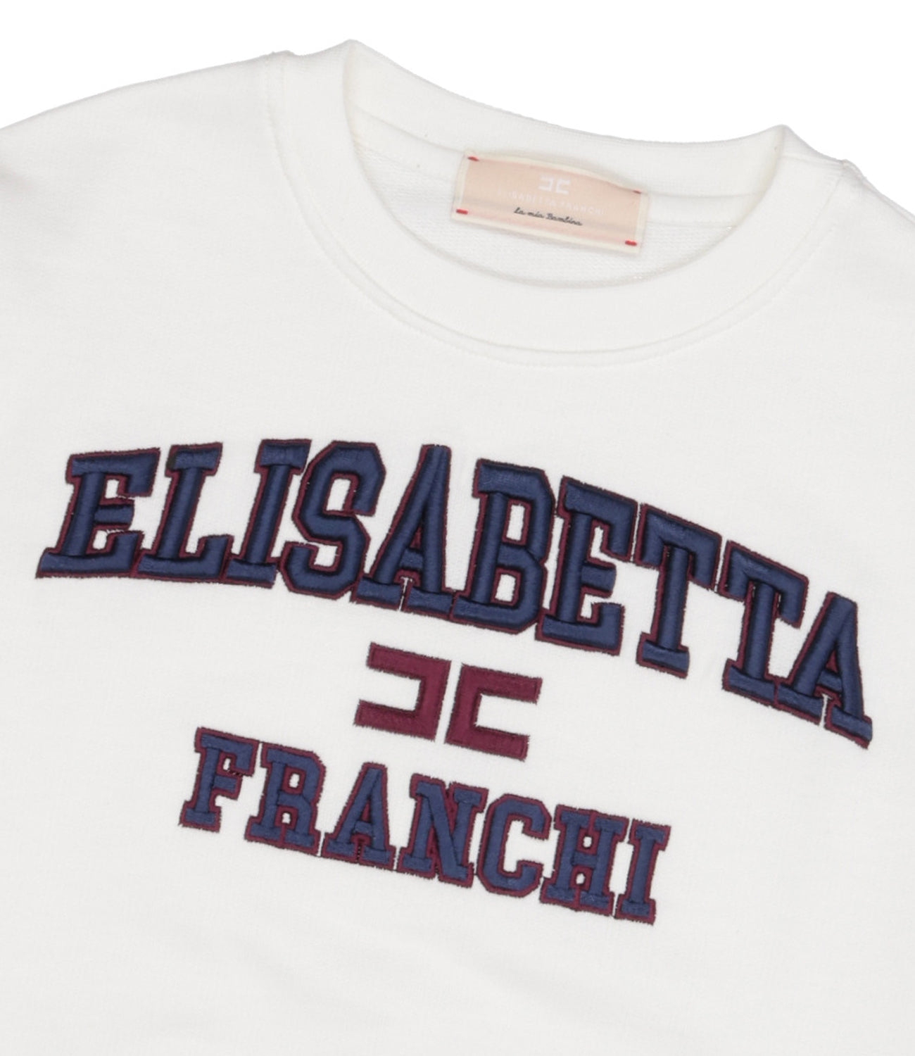 Elisabetta Franchi La Mia Bambina | Felpa Avorio