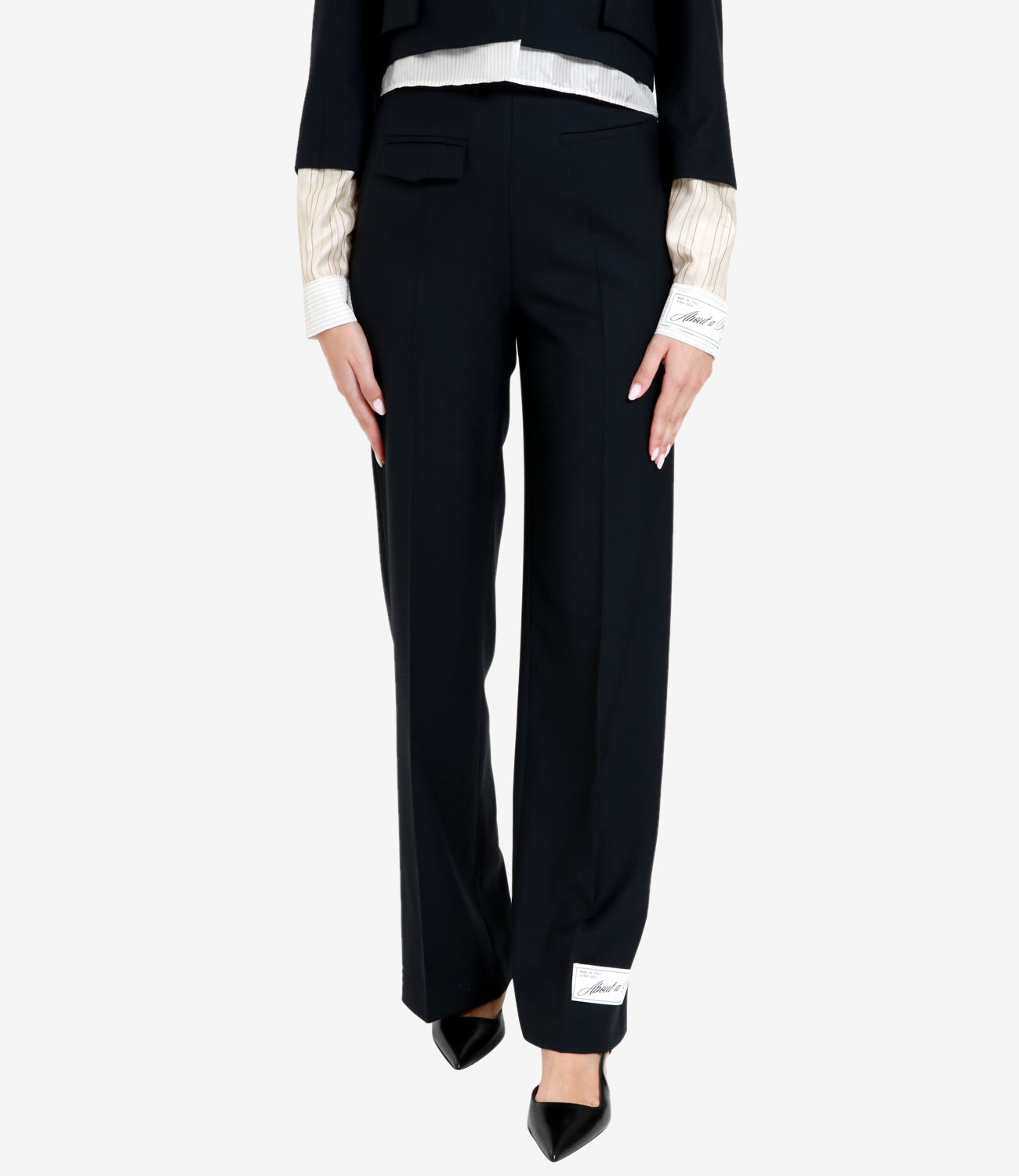Erika Cavallini | Dark Blue Brown Trousers
