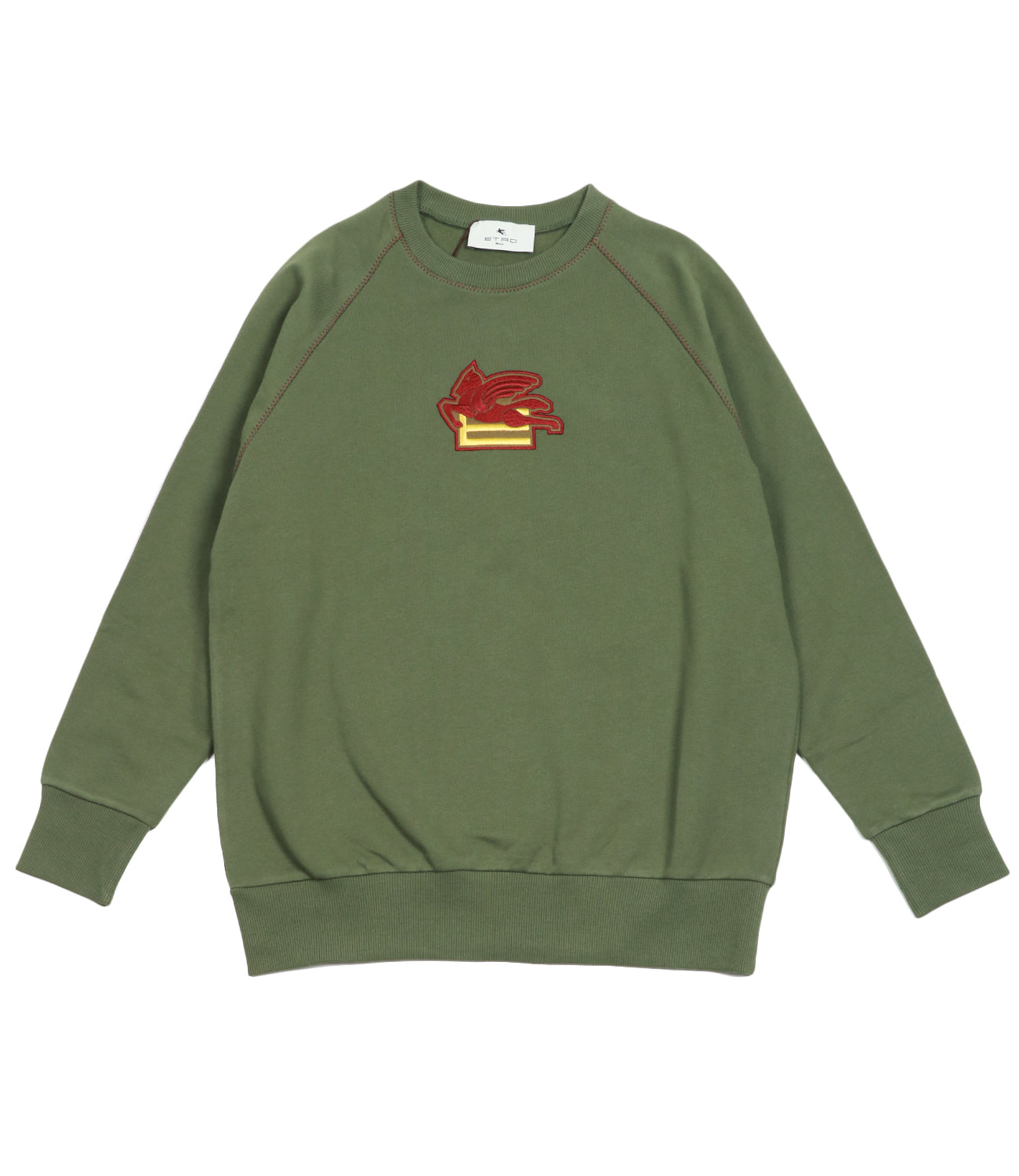 Etro Kids | Green and Bordeaux Sweatshirt