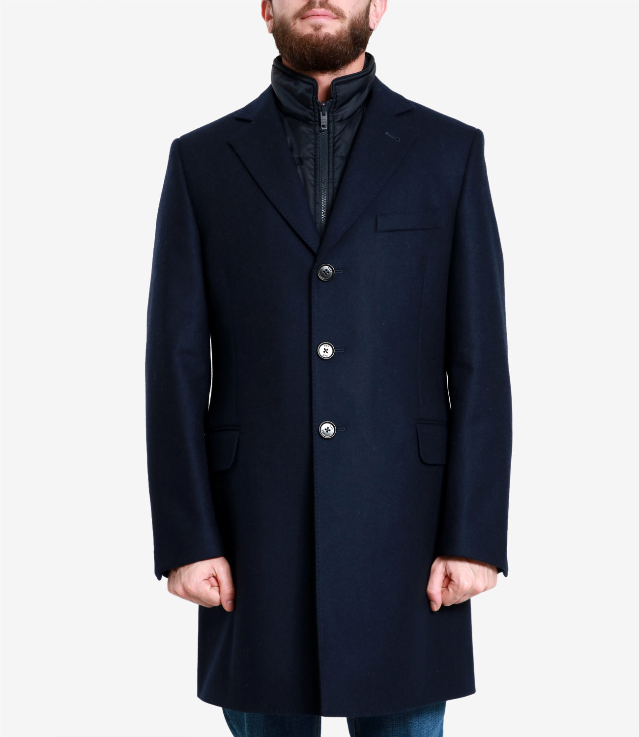 Fay | Double Coat Navy Blue