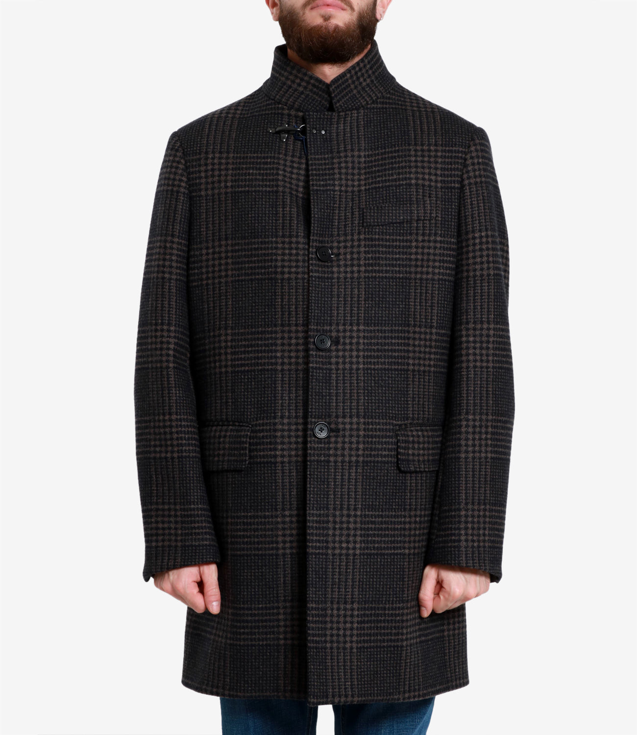 Fay | Brown and Blue Coat