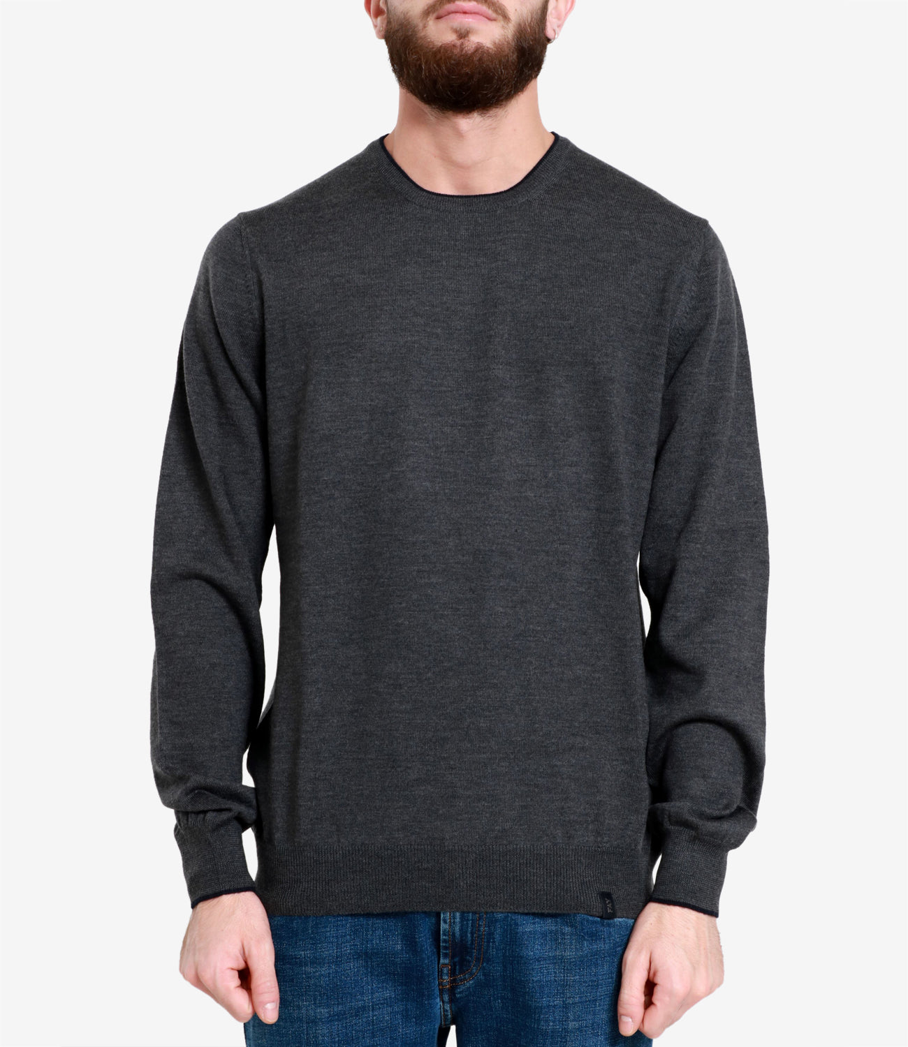 Fay | Sweater Anthracite gray