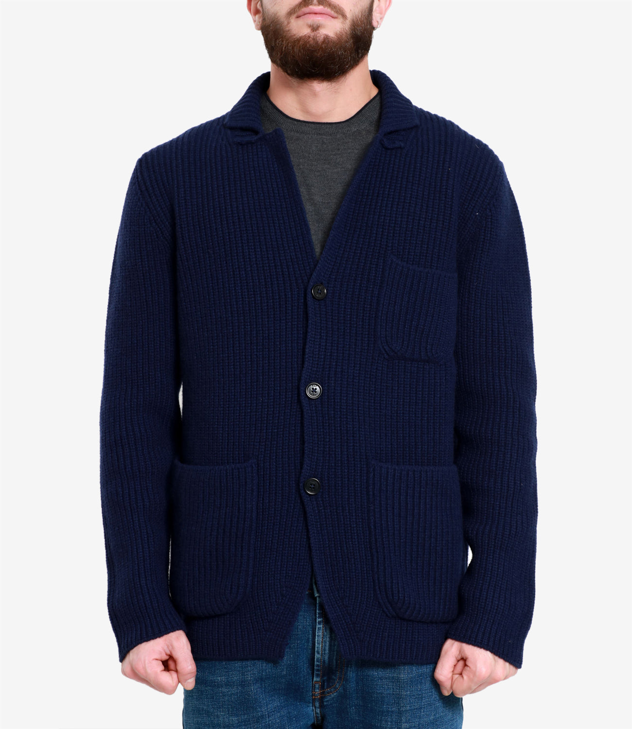 Fay | Open Blue Cardigan