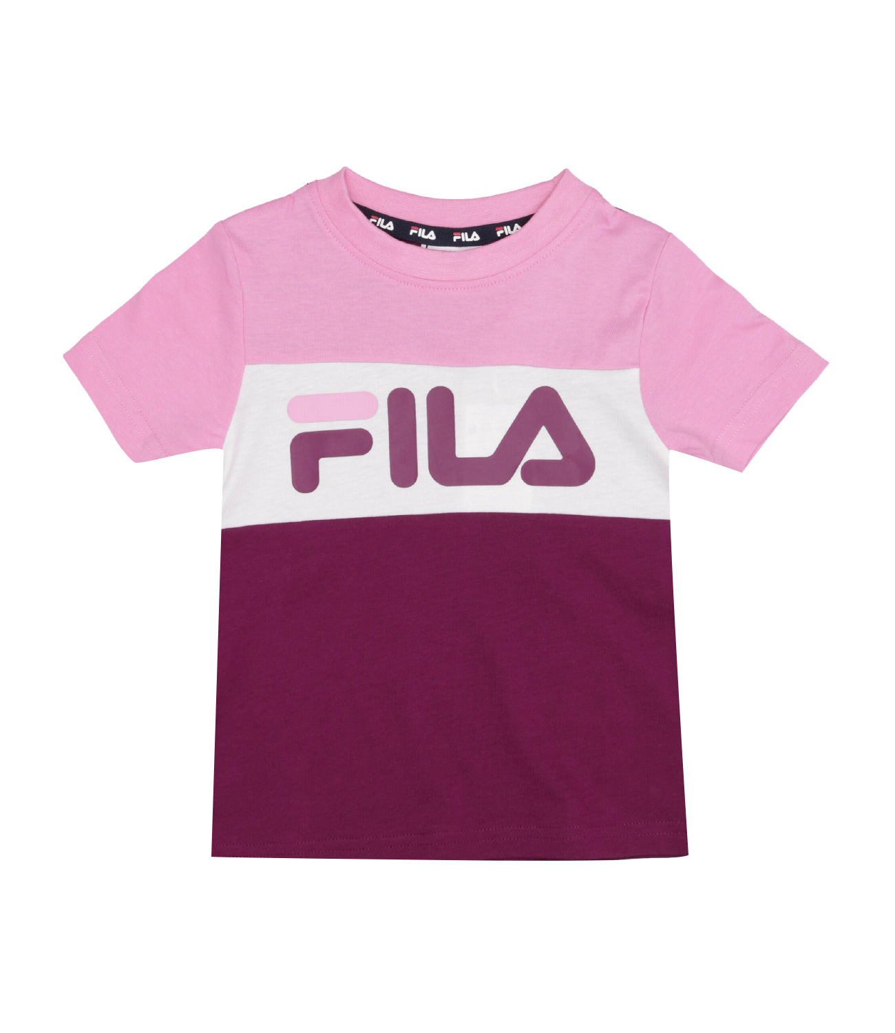Fila Kids Fila Kids T-Shirt White and Turquoise FAK0127