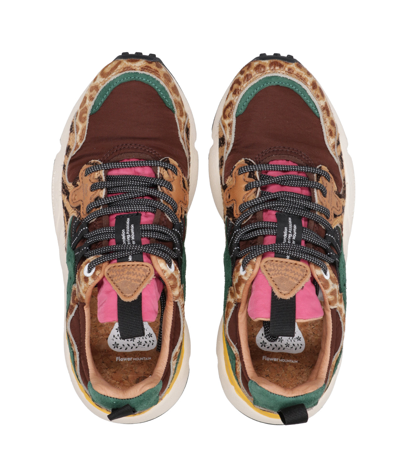 Flower Mountain | Yamano 3 Brown and Multicolor Sneakers