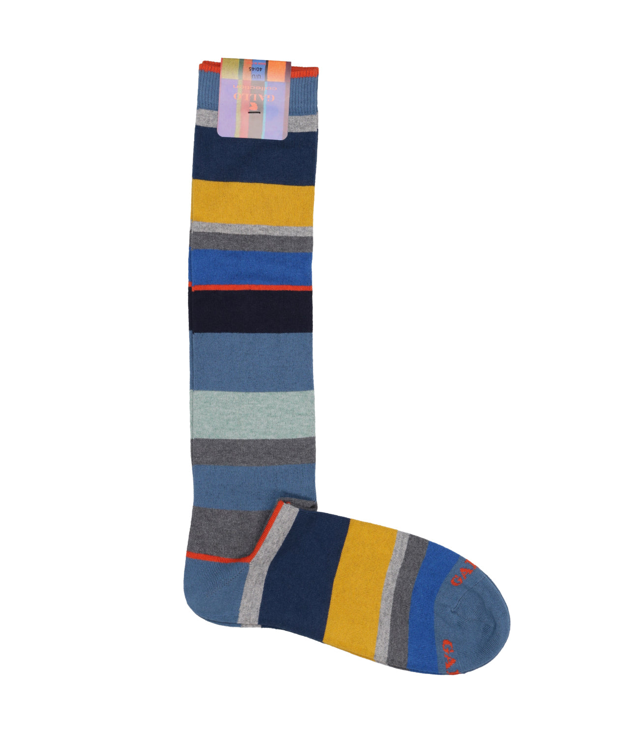 Rooster | Blue and Mustard Socks