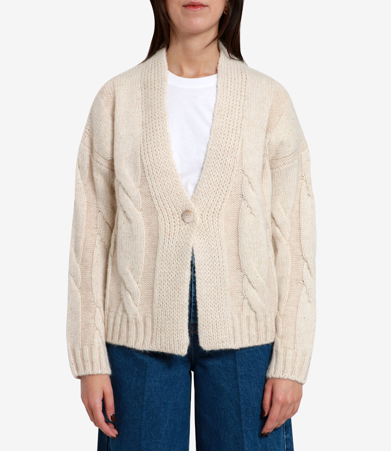Gran Sasso | Cream Cardigan