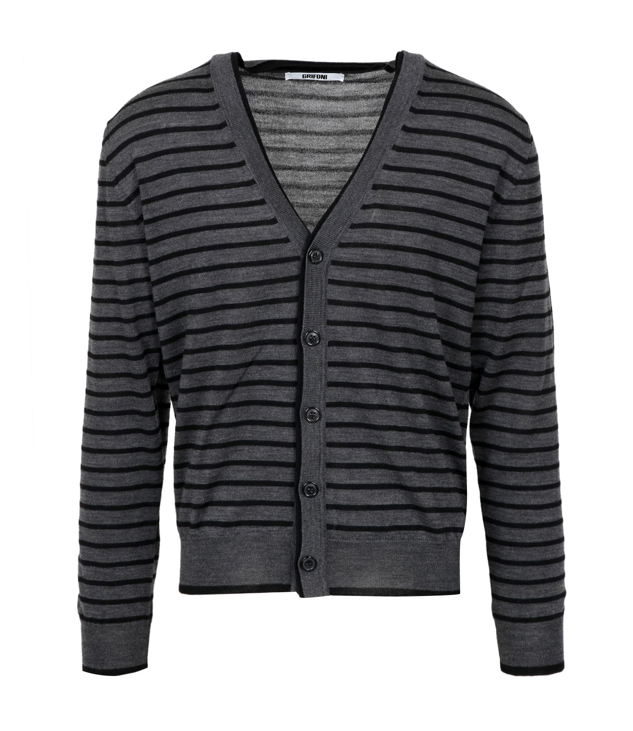 Grifoni | Anthracite and Black Cardigan