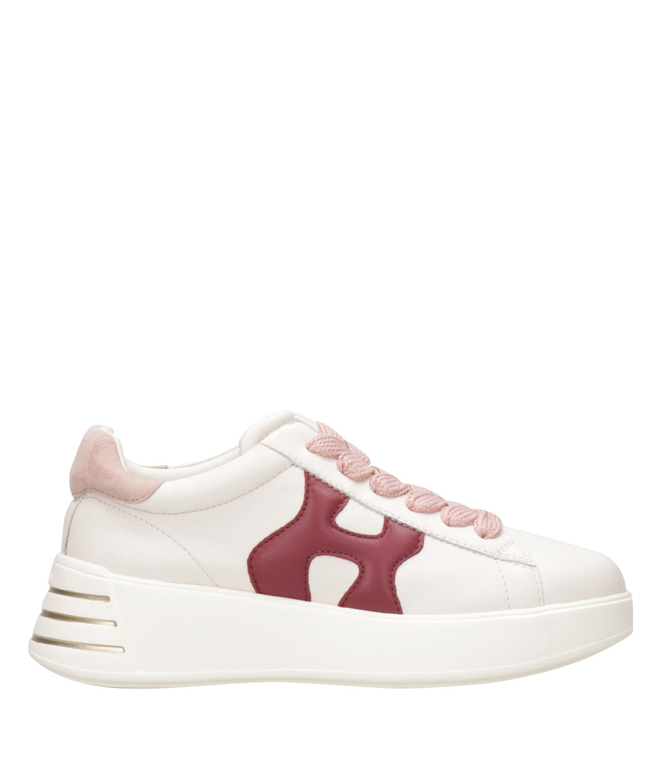 Hogan Rebel Scarpe Hogan Prezzi E Modelli Hogan Hogan Sneakers Rebel H564  Avorio E Rosa HXW5640DN61