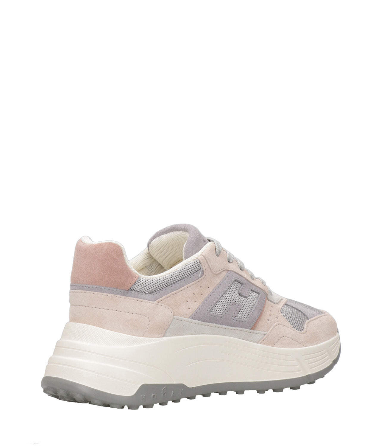 Hogan | Sneakers H669 Allacciato H Cipria antico e Grigio medio