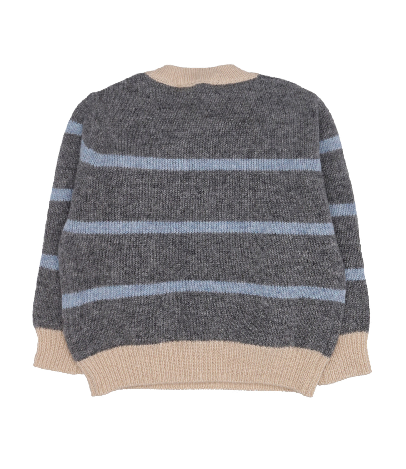 The Owl | Dark Grey and Light Blue Sweater