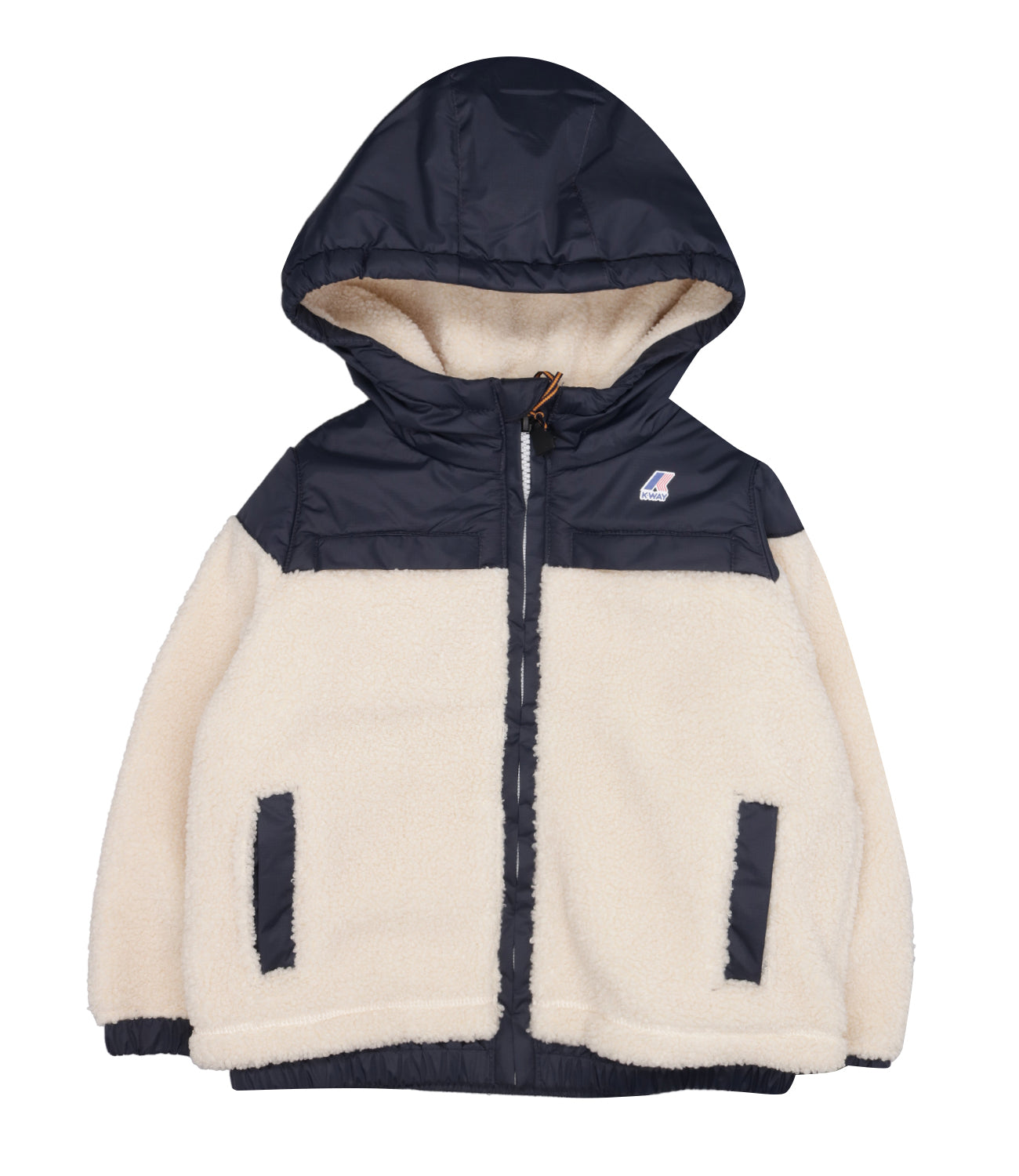 K-Way Kids | Giubbotto P. Jildaz Orsetto Ecru e Blu