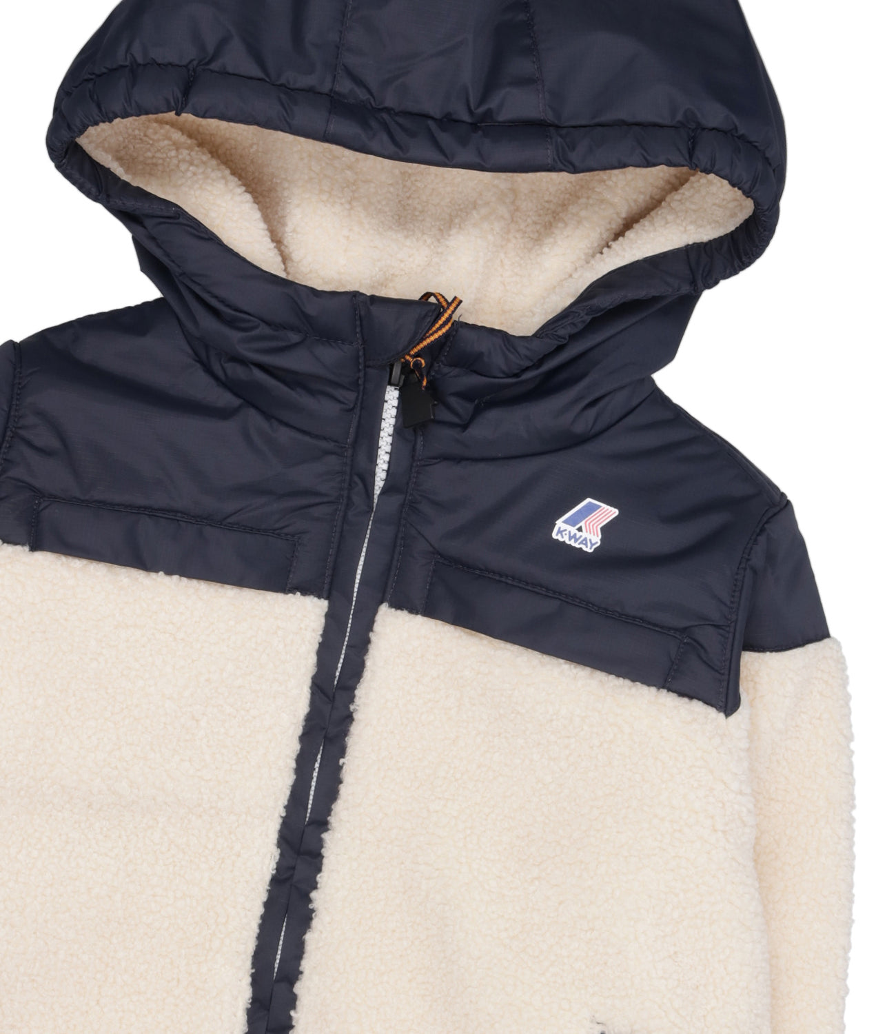 K-Way Kids | Giubbotto P. Jildaz Orsetto Ecru e Blu