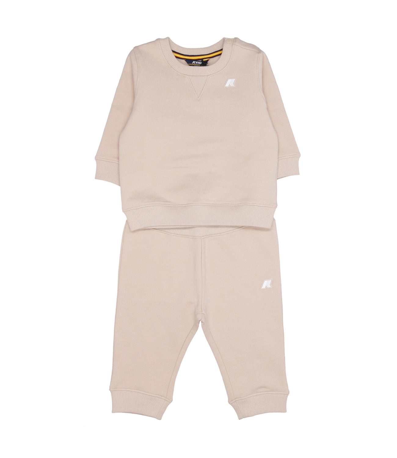K-Way Kids | Set Felpa e Pantalone Mickette Beige
