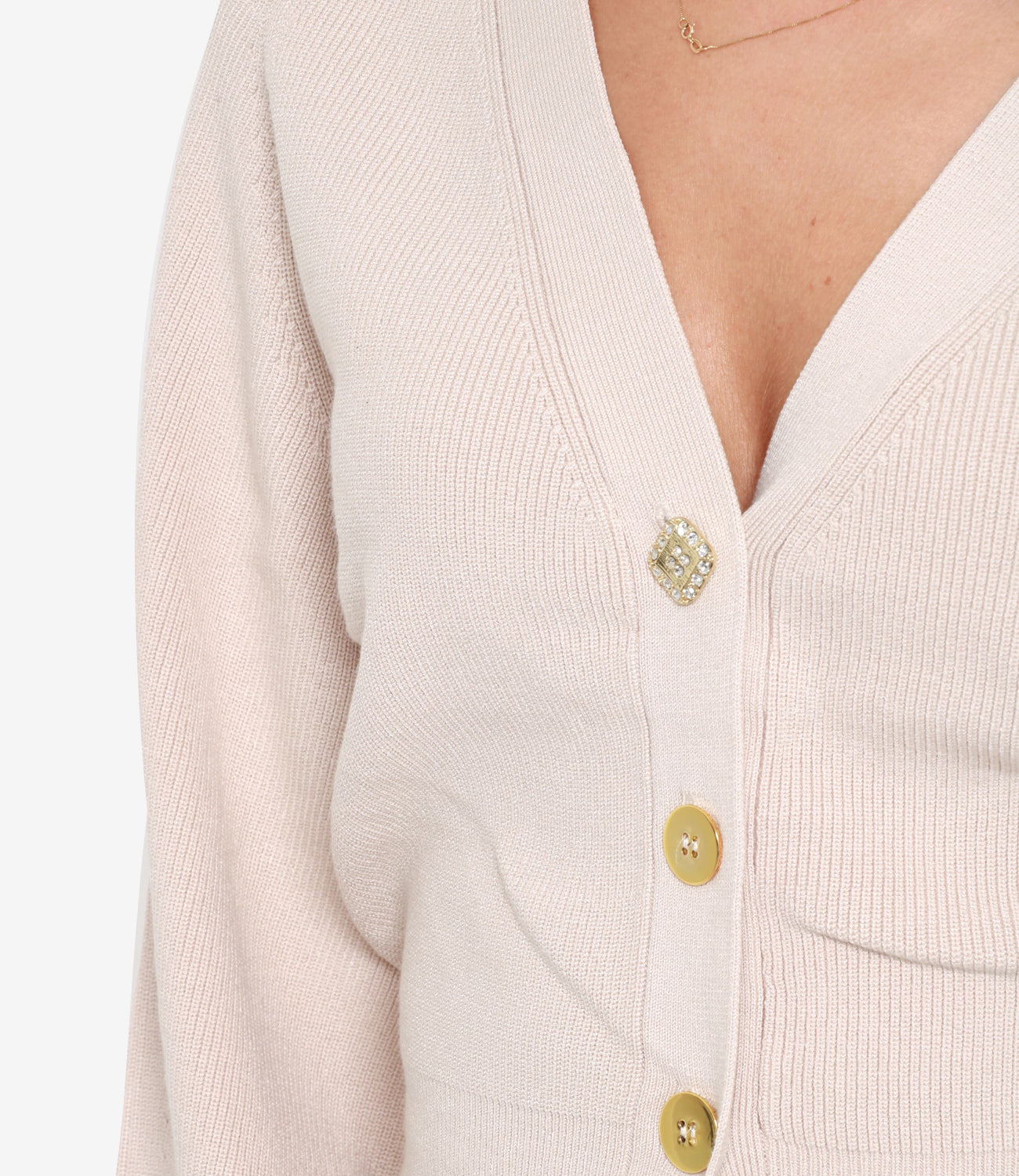 Kaos | Cardigan Cipria