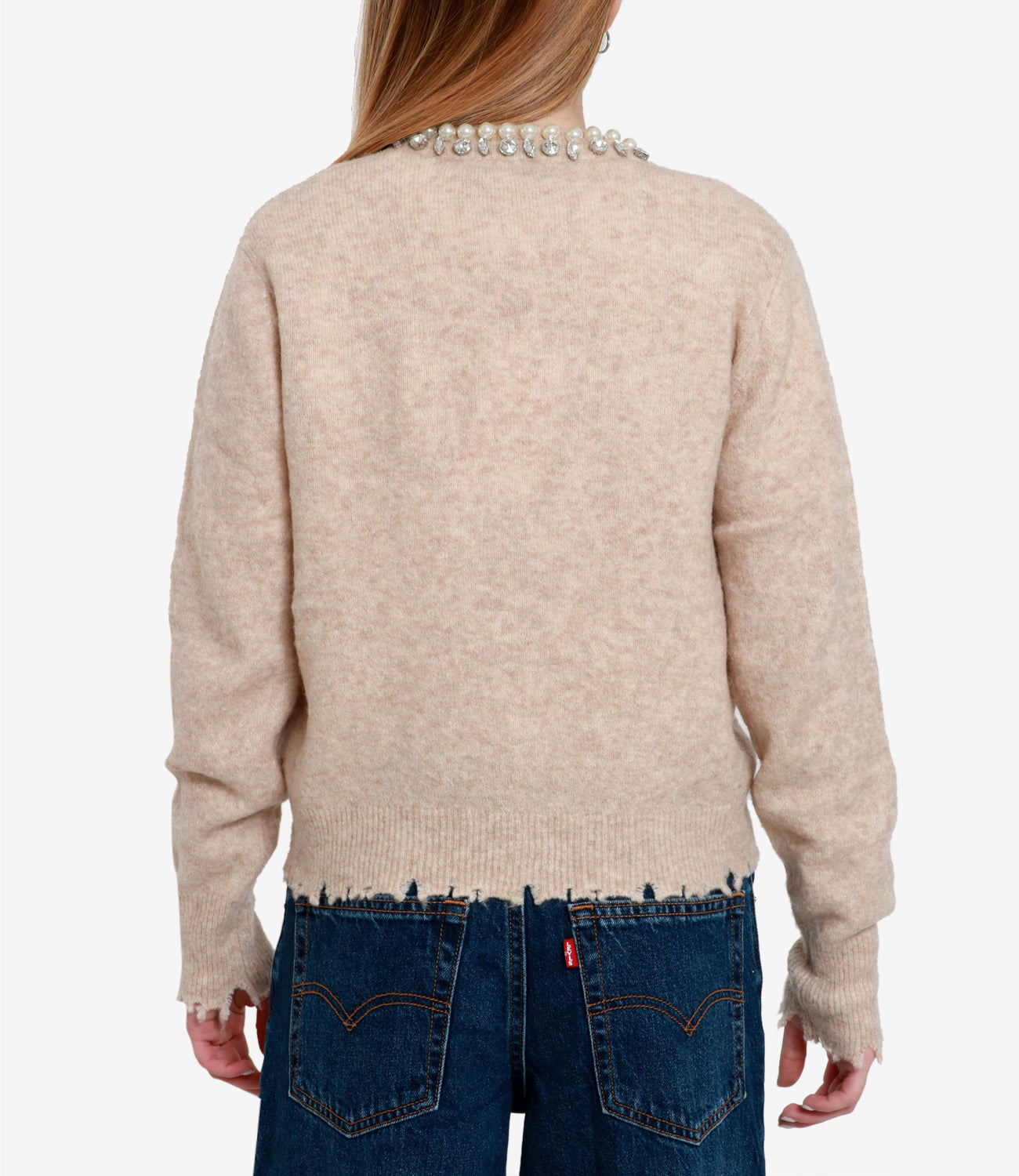 Kaos | Cardigan Cipria