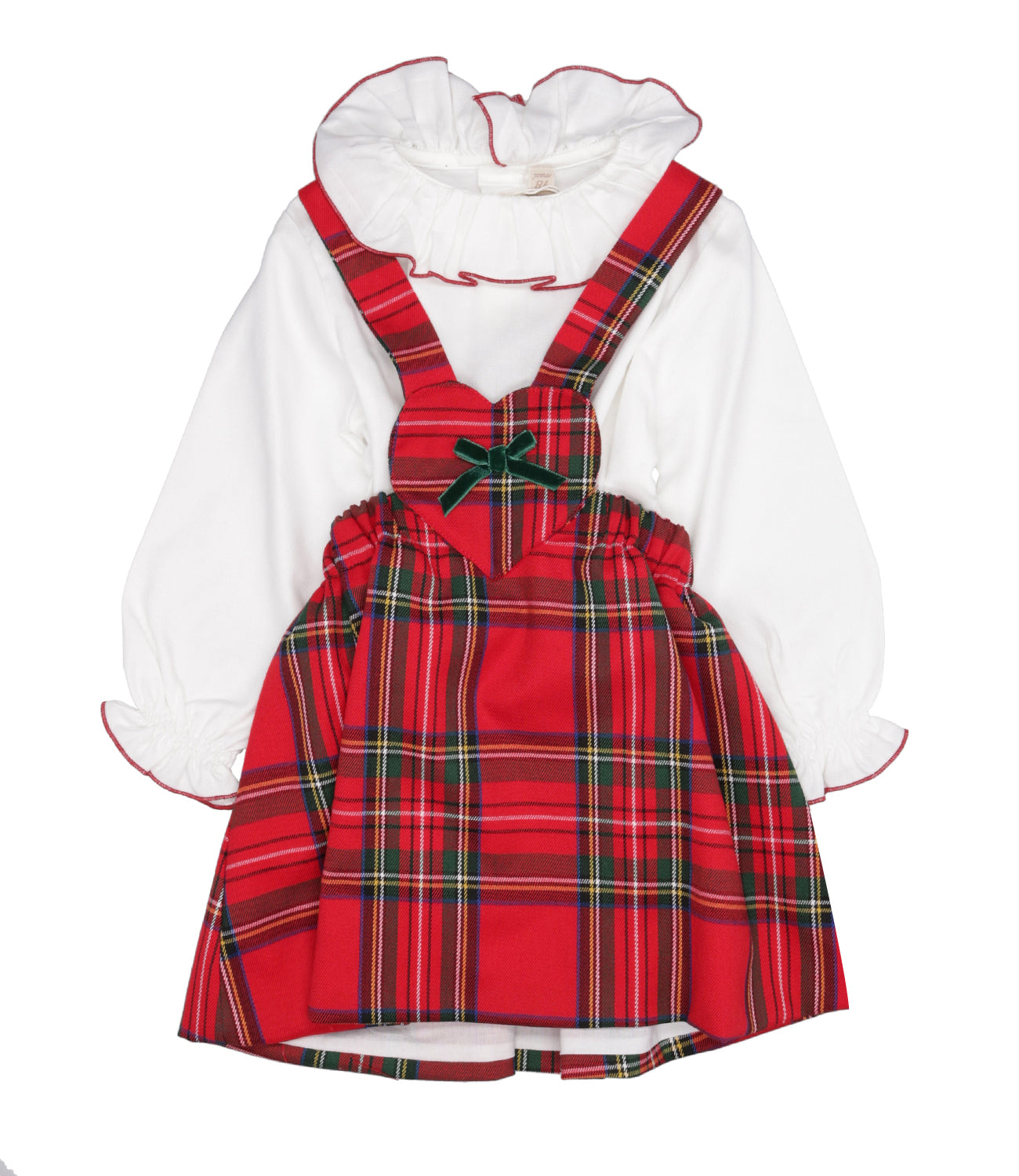 La Stupenderia | Set Maglia e Gonna Bianca e Rossa