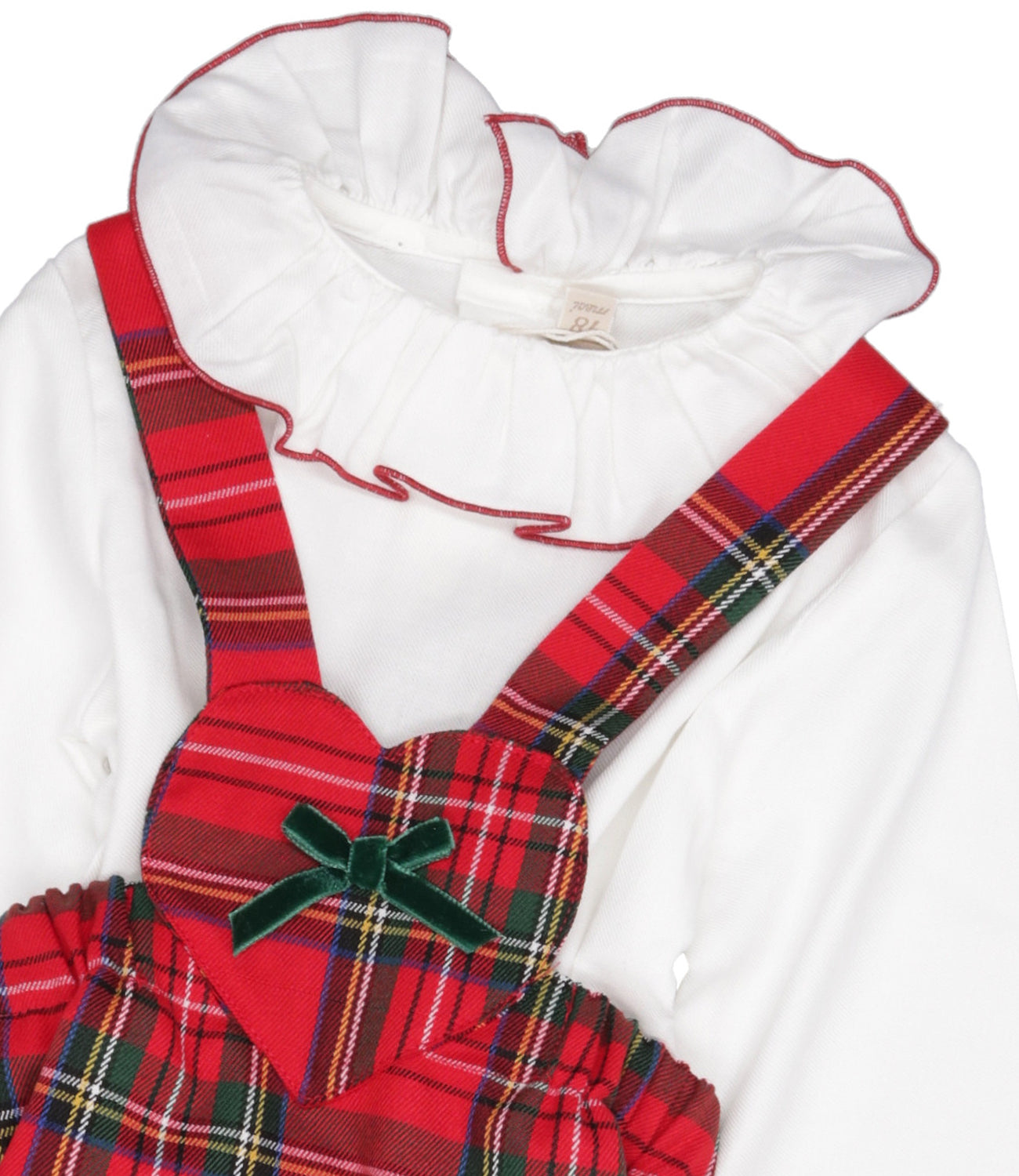 La Stupenderia | Set Maglia e Gonna Bianca e Rossa