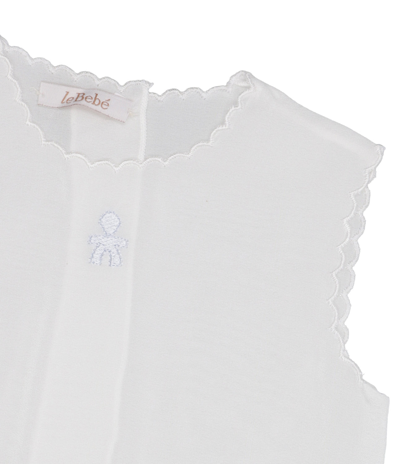 Le Bebè Enfant | White and Light Blue Shirt