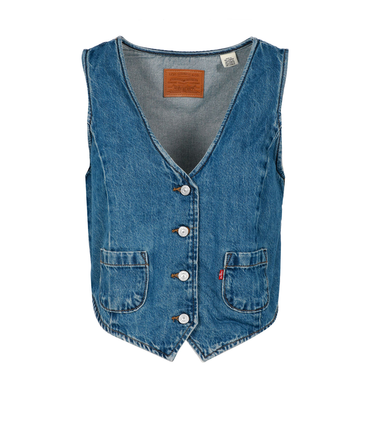 Levis Levis Gilet Tailored Vest Denim A8749