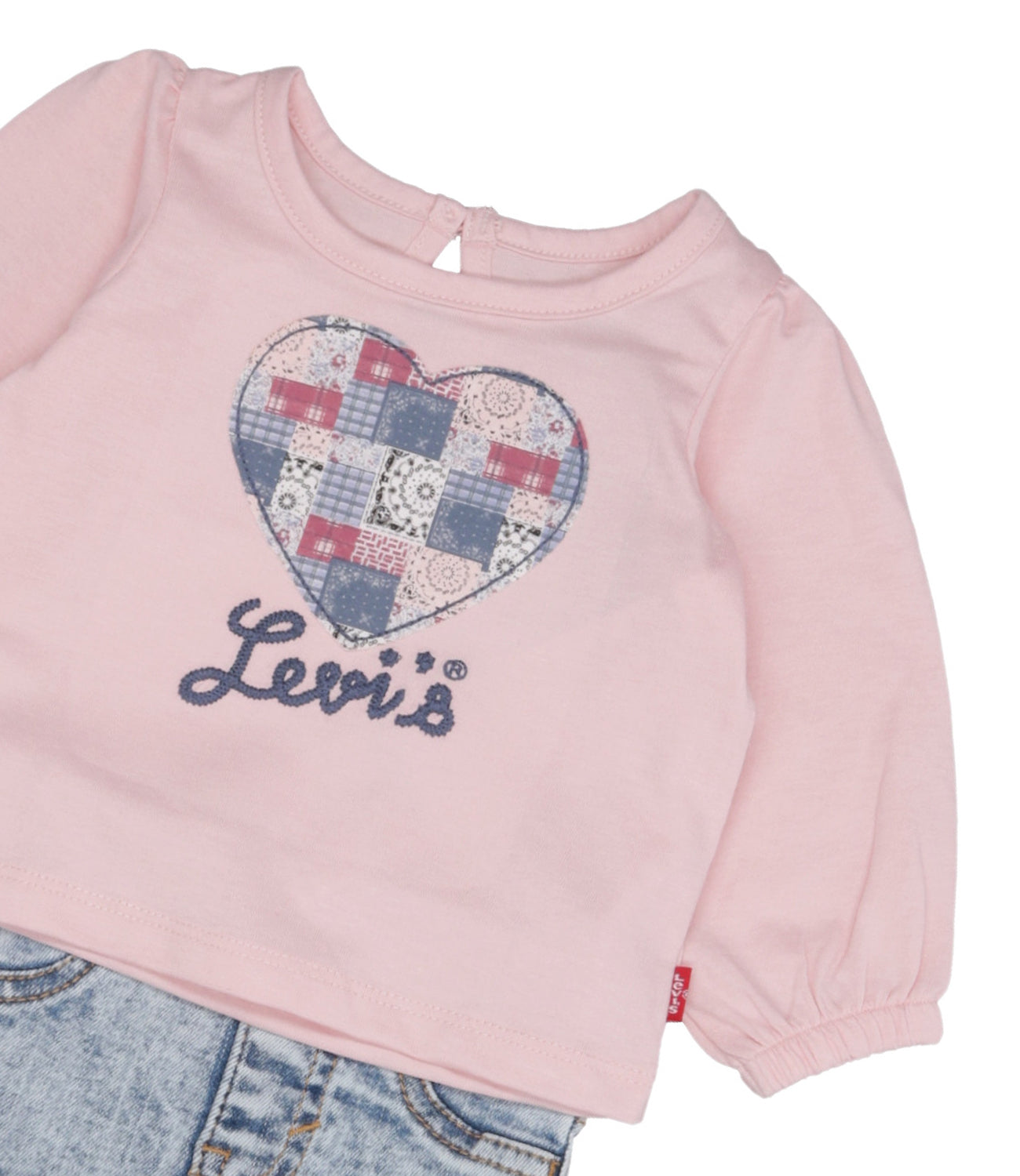 Levis Kids | Orchid and Blue T-Shirt and Pants Set