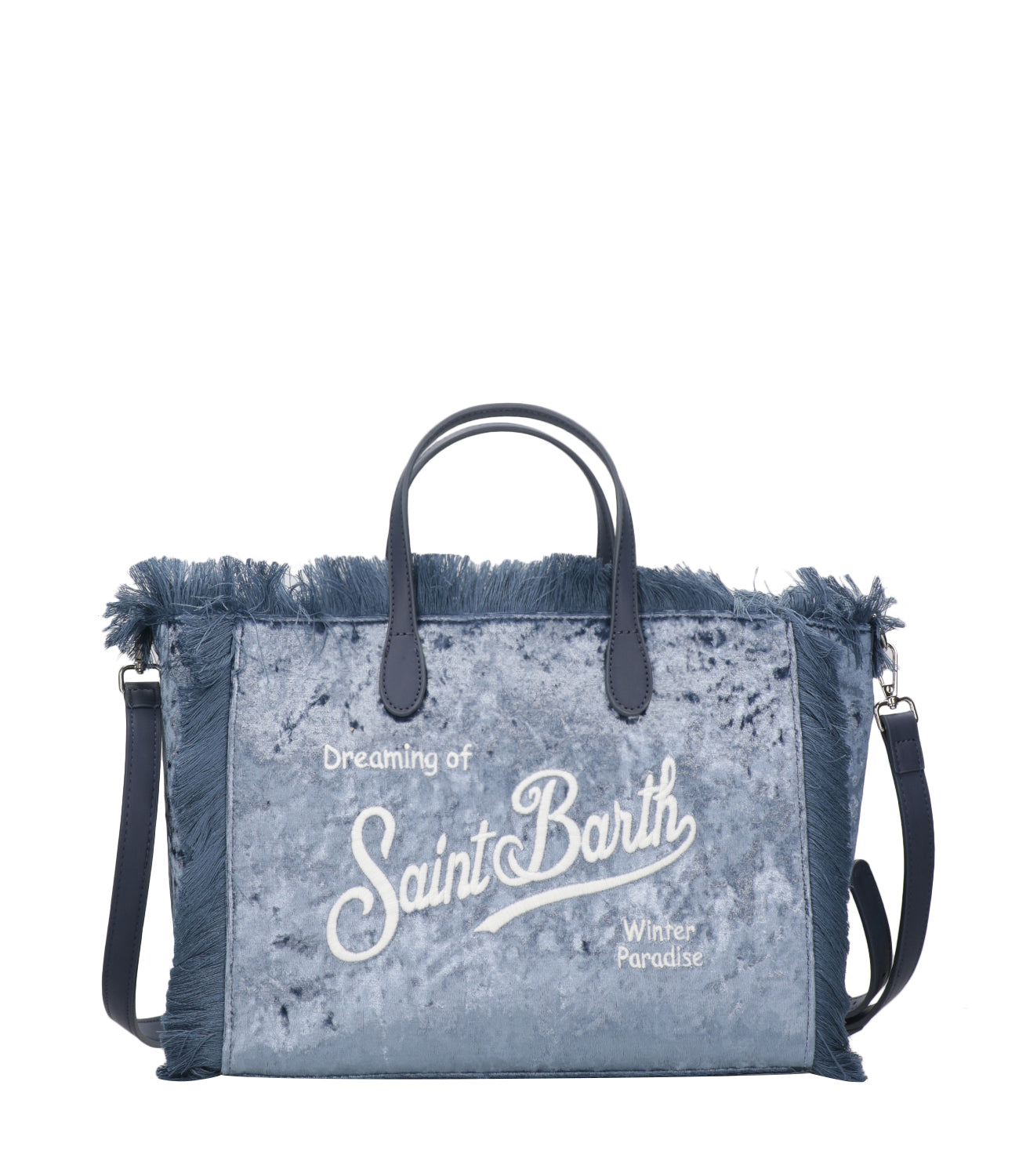 MC2 Saint Barth | Borsa a Mano Colette Azzurro e Bianco