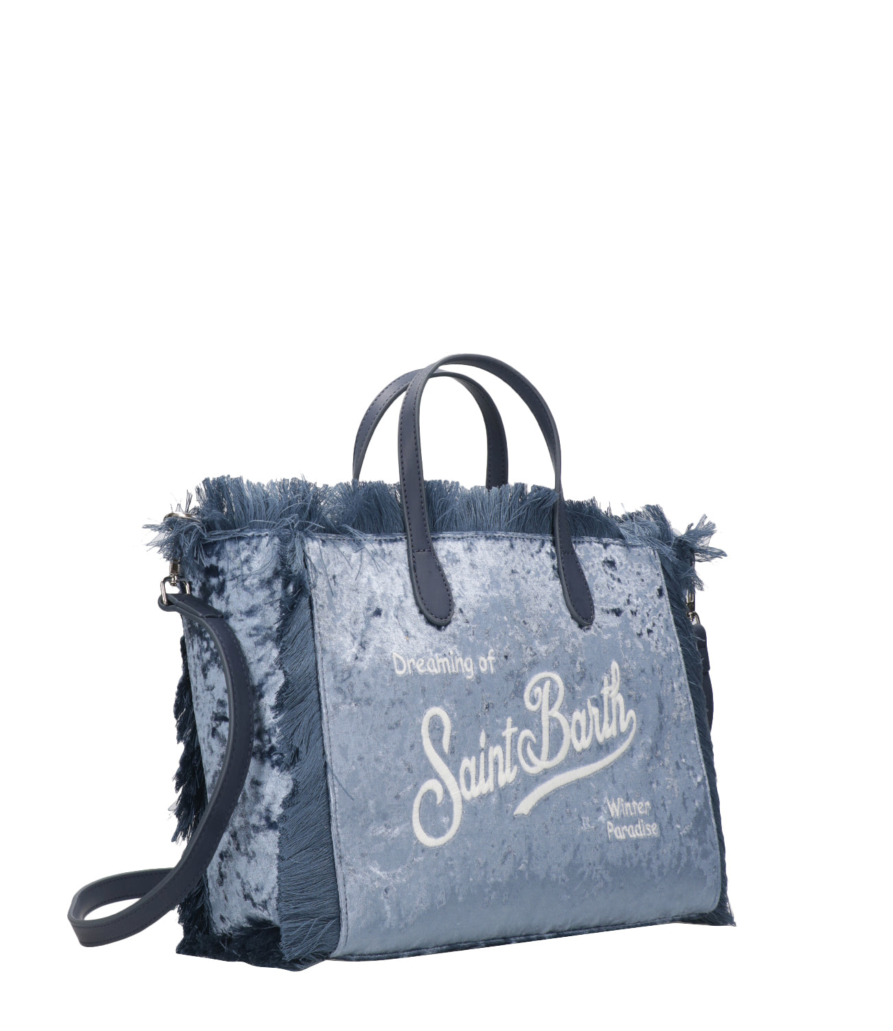 MC2 Saint Barth | Borsa a Mano Colette Azzurro e Bianco