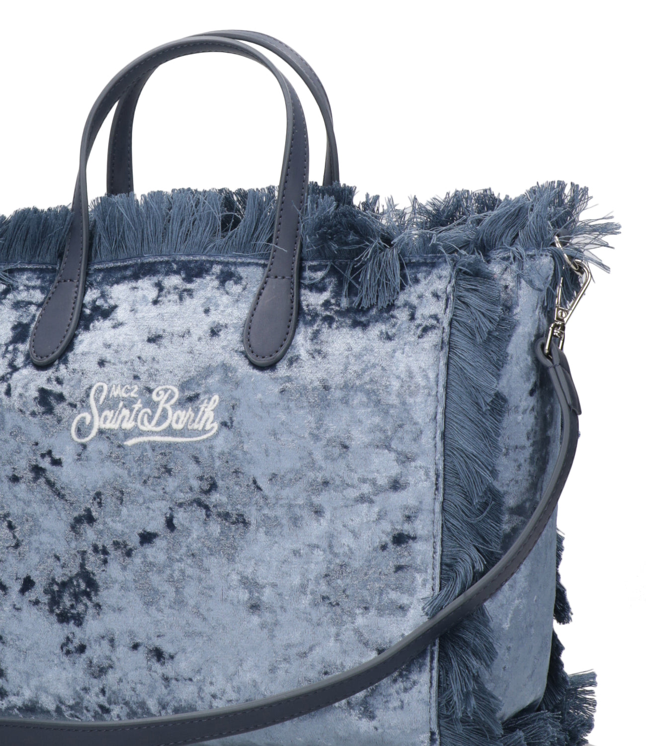 MC2 Saint Barth | Borsa a Mano Colette Azzurro e Bianco
