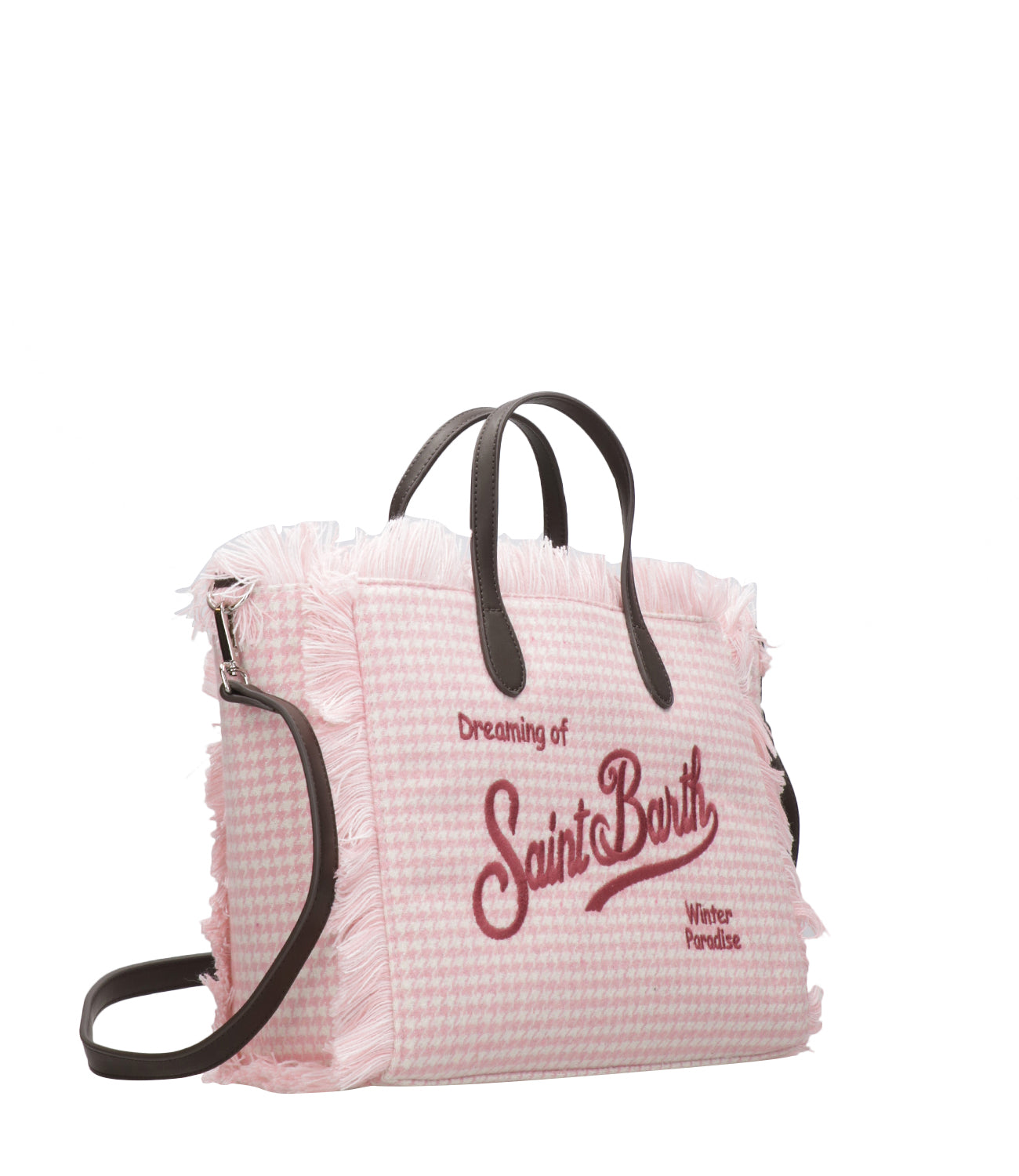 MC2 Saint Barth | Borsa a Mano Colette Bianco e Rosa