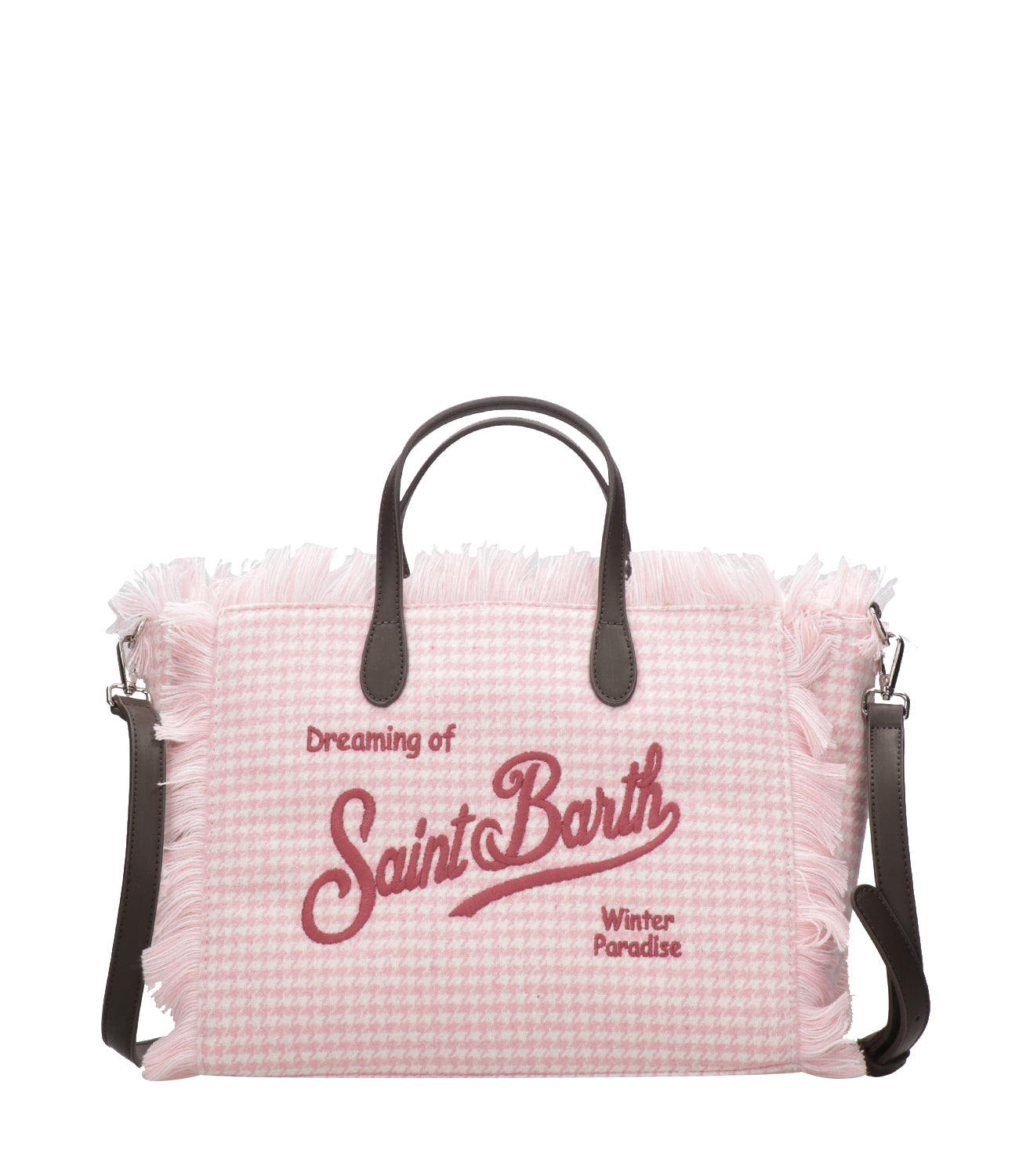 MC2 Saint Barth | Borsa a Mano Colette Bianco e Rosa