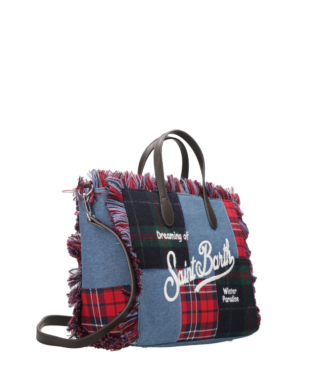 MC2 Saint Barth | Borsa Colette Blu Verde e Rosso