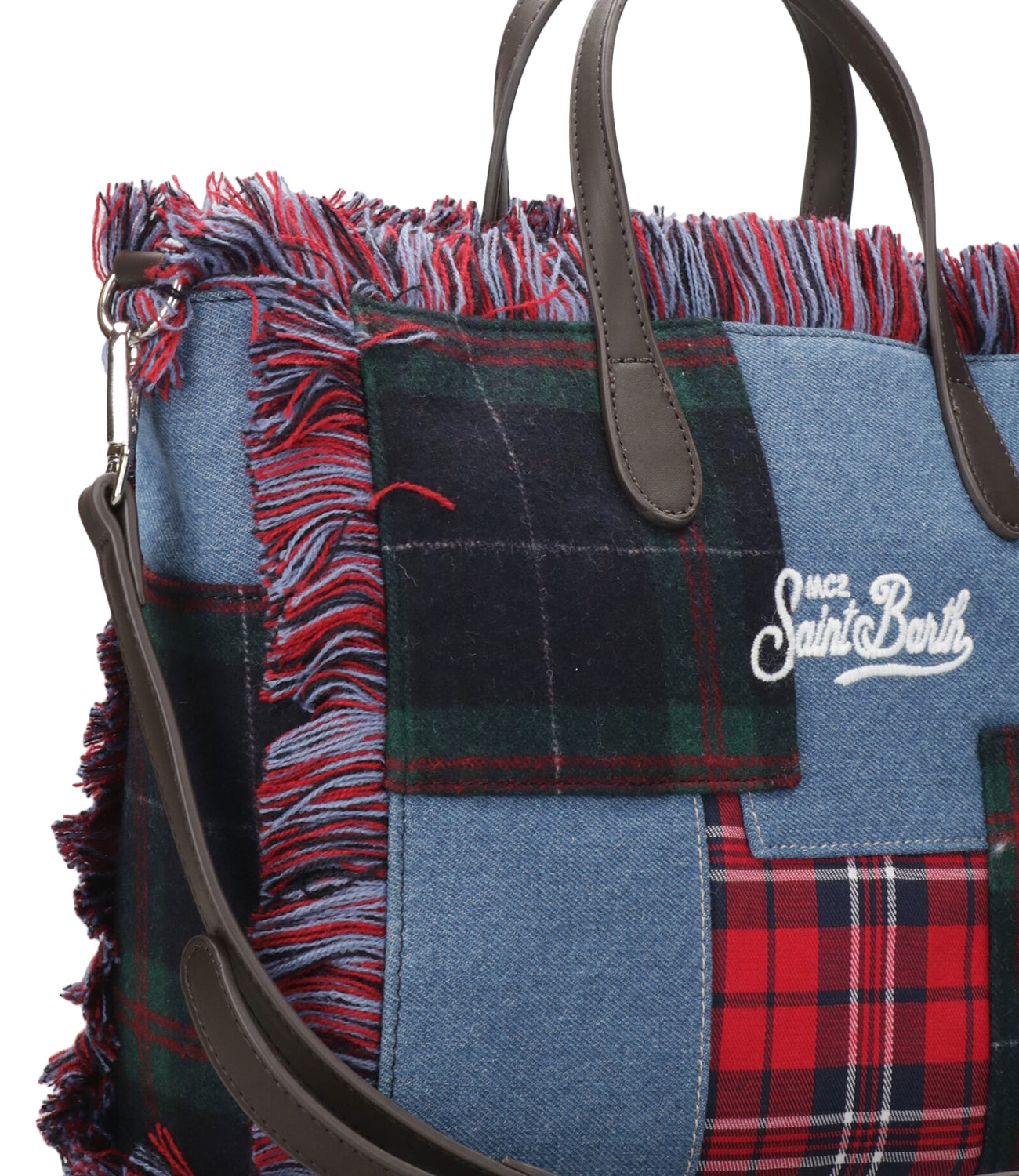 MC2 Saint Barth | Borsa Colette Blu Verde e Rosso