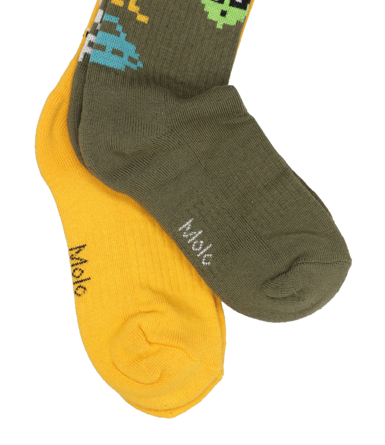 Molo | Norman Socks Military Green and Yellow