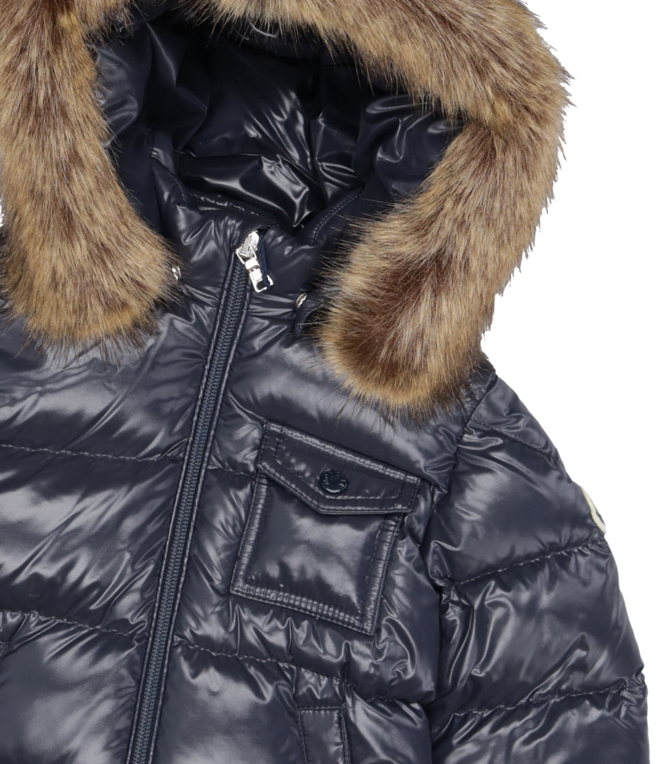 Moncler Junior | Giubbotto K2F Blu navy
