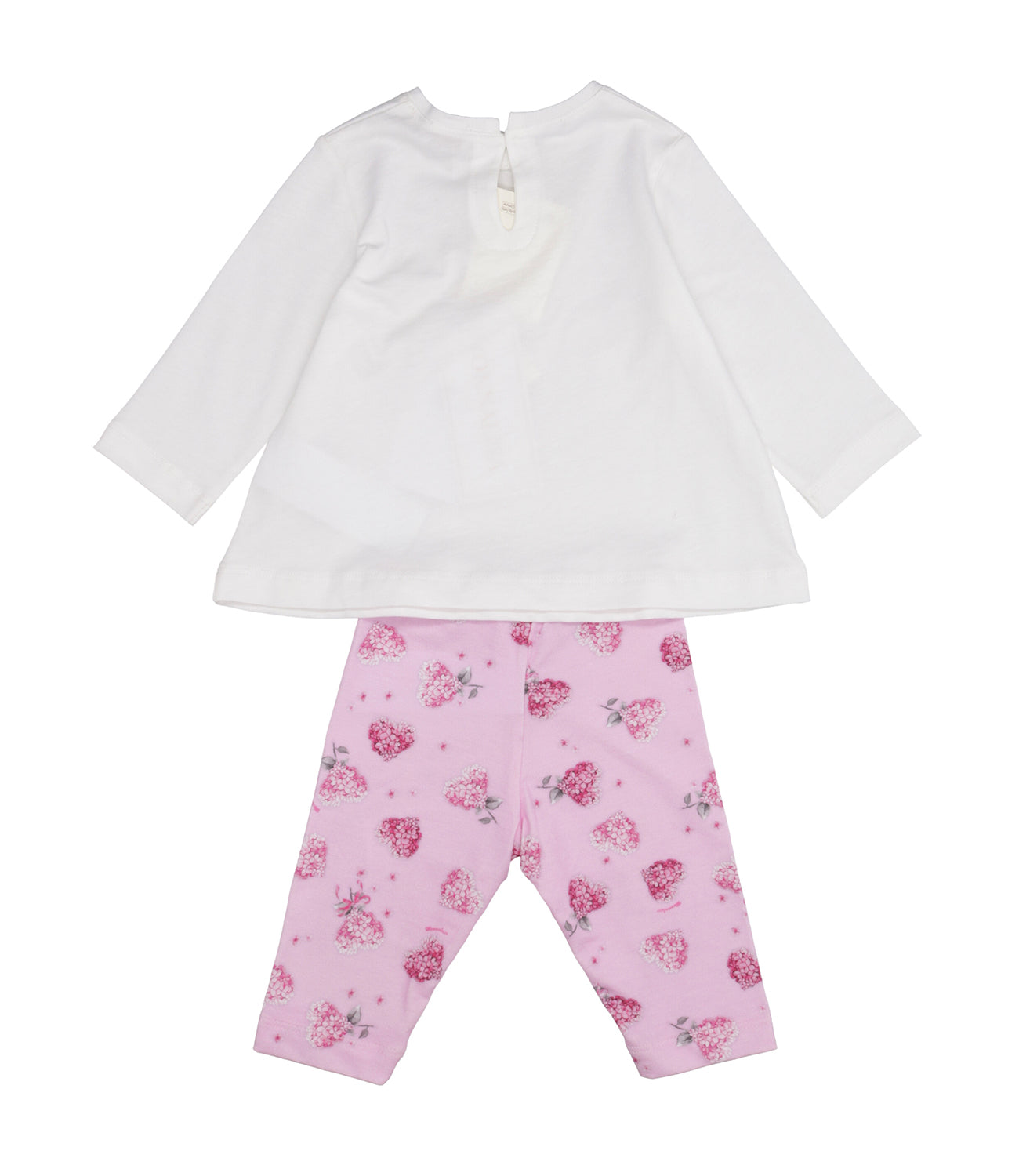 Monnalisa | Set Maglia e Leggings Panna e Rosa