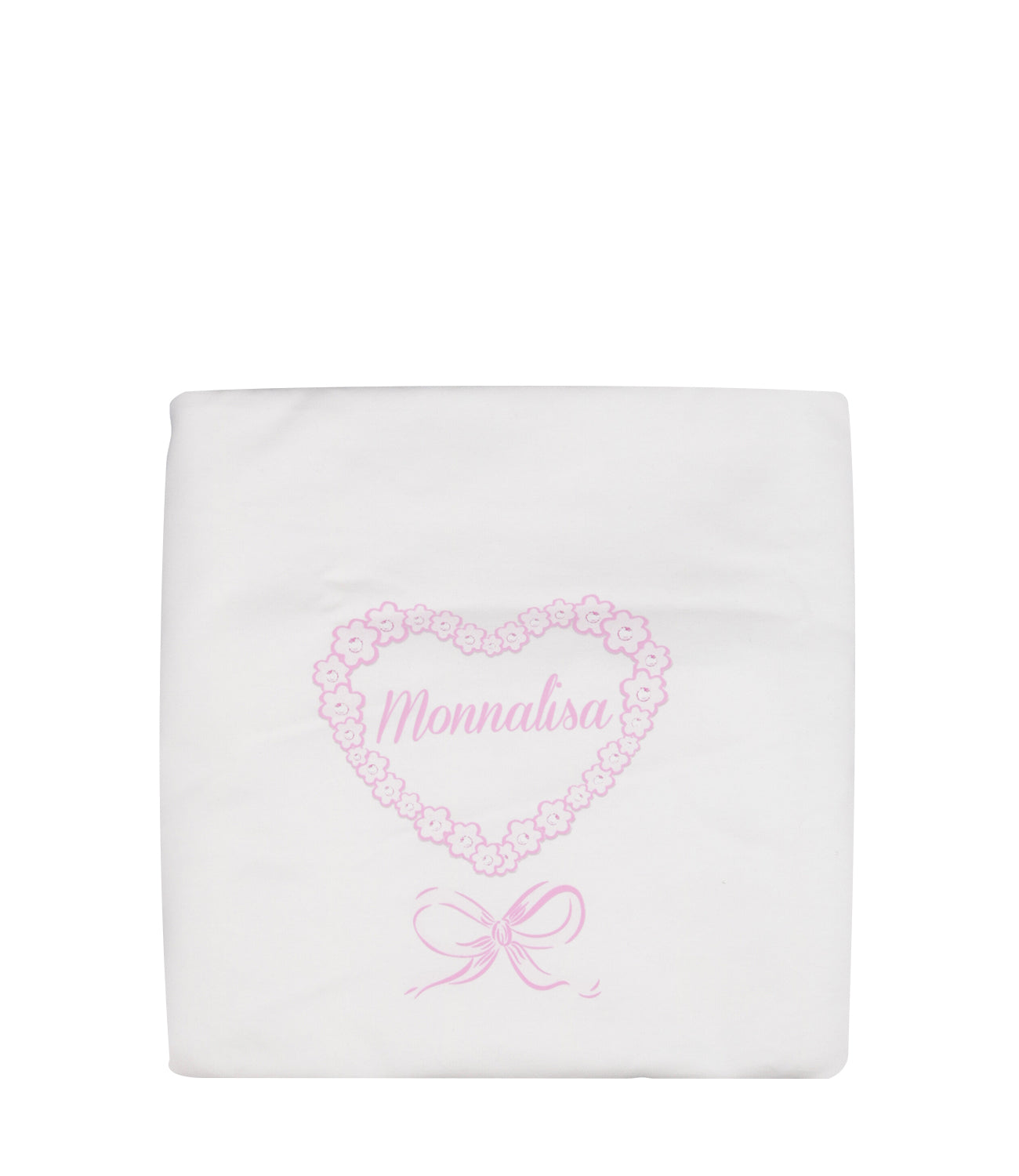 Monnalisa | White and Pink Blanket