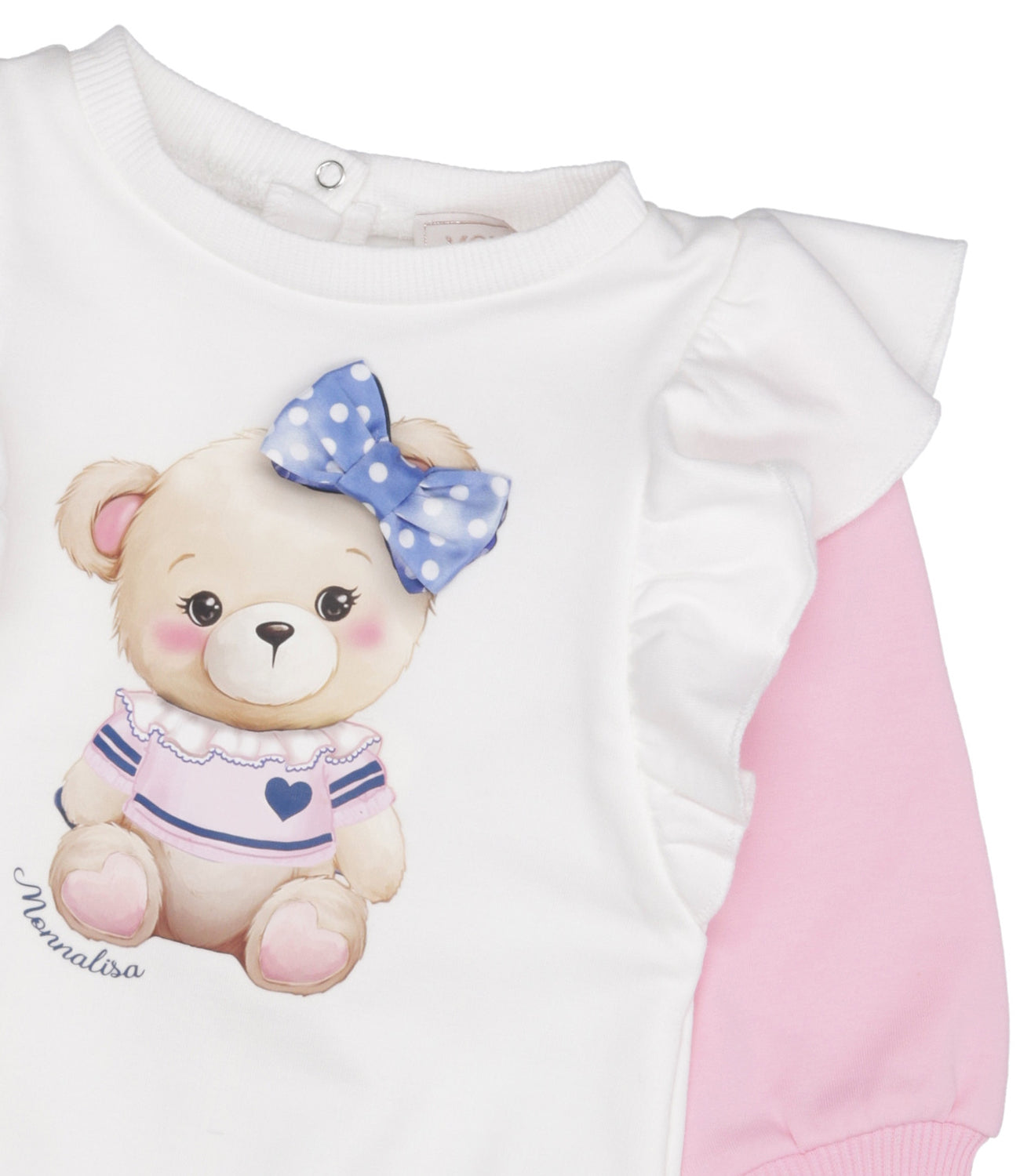 Monnalisa | Abito Bianco e Rosa