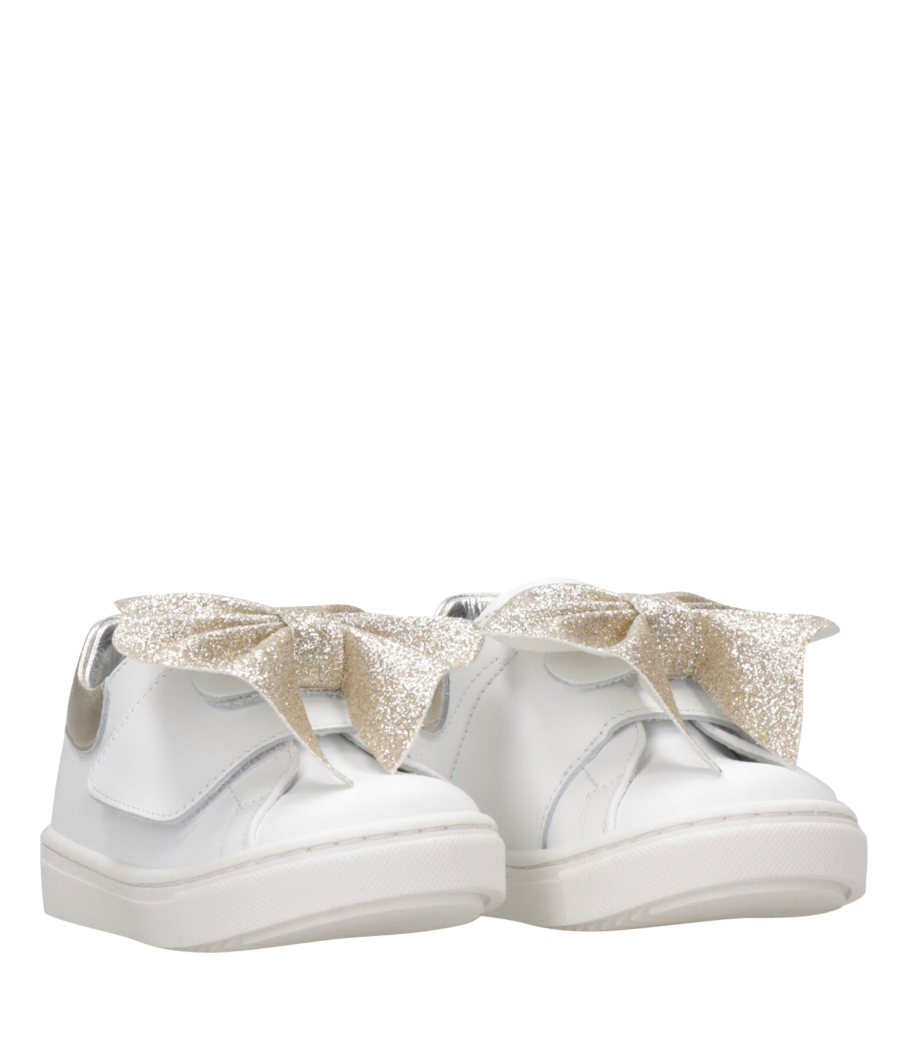 Monnalisa | White and Gold Shoe