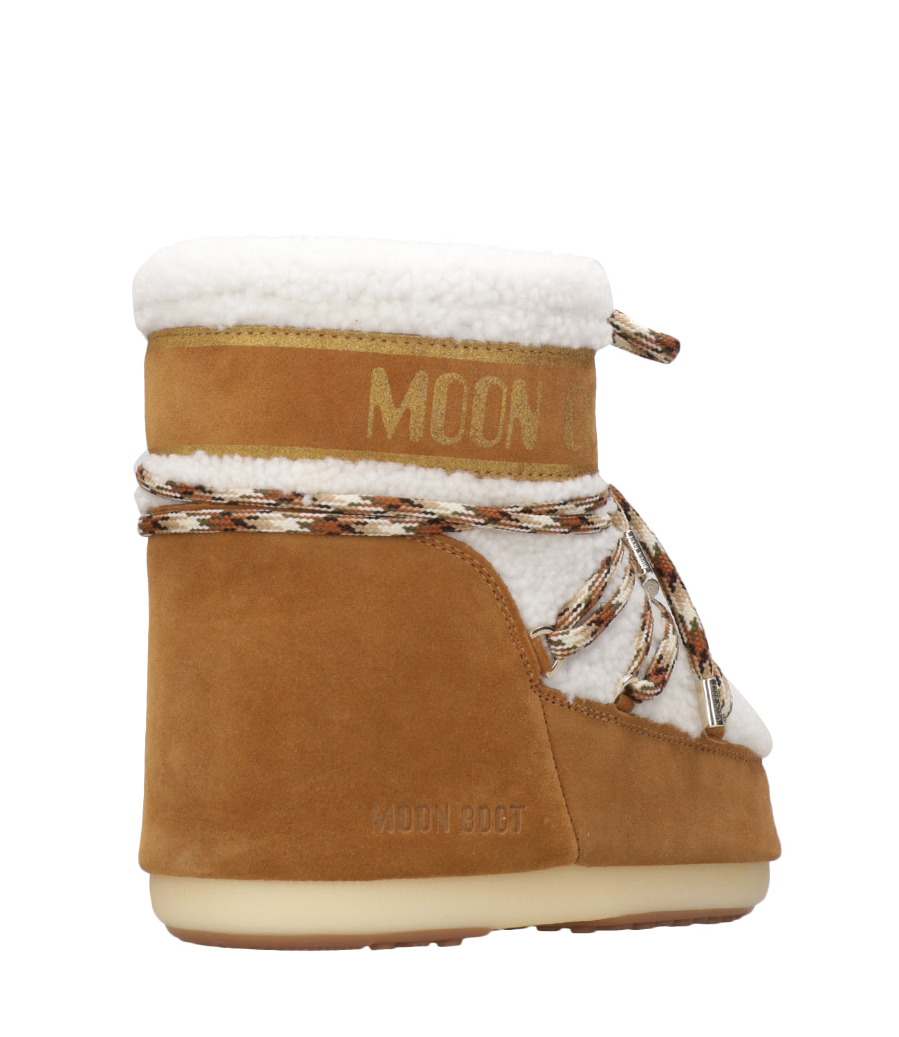 Moon Boot | MB Icon Low Shearling Whisky and Off-White Trunk