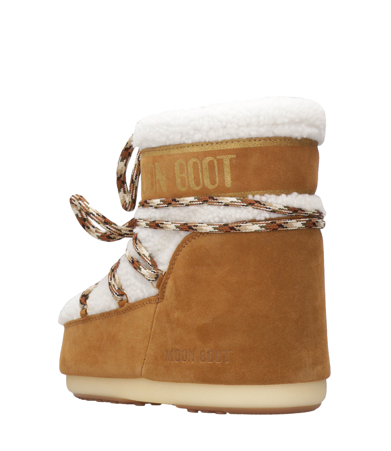 Moon Boot | MB Icon Low Shearling Whisky and Off-White Trunk