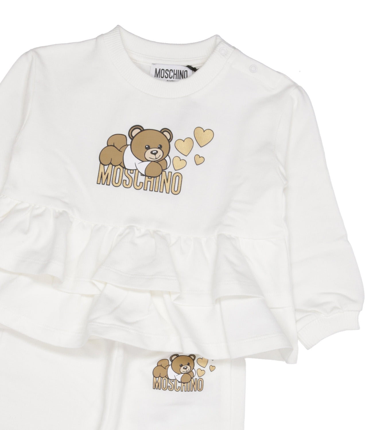 Moschino Baby | Sweater and Pant Set White
