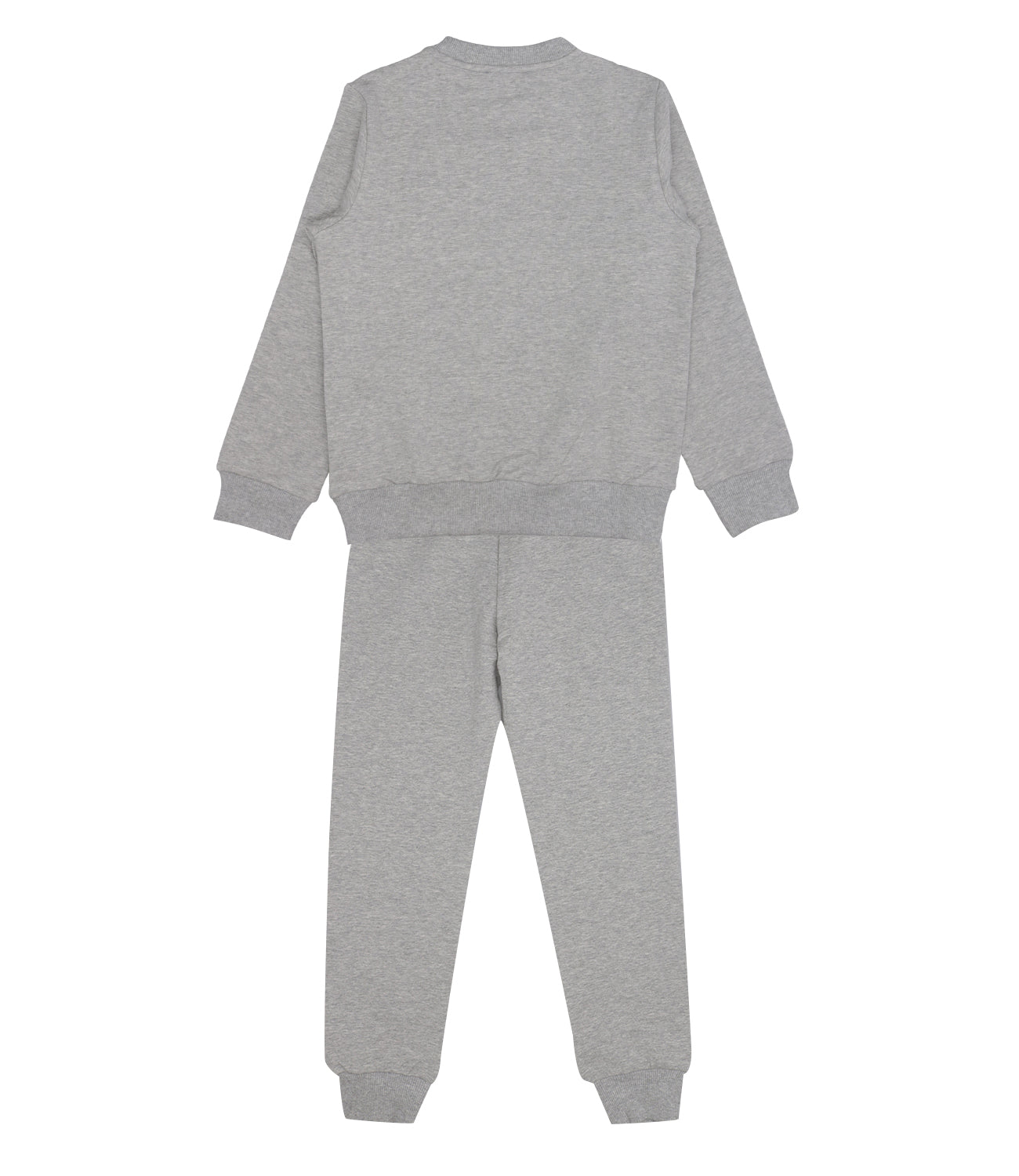 Moschino Kids | Set Felpa e Pantalone Grigio chiaro