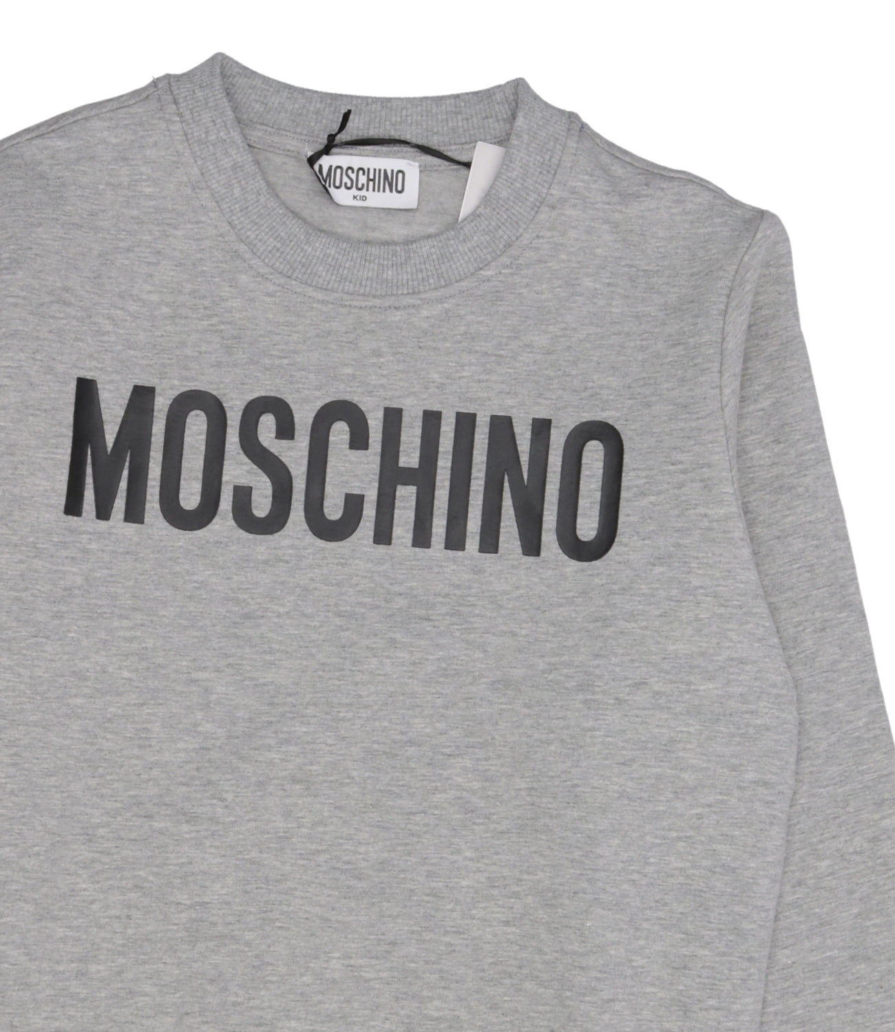 Moschino Kids | Set Felpa e Pantalone Grigio chiaro
