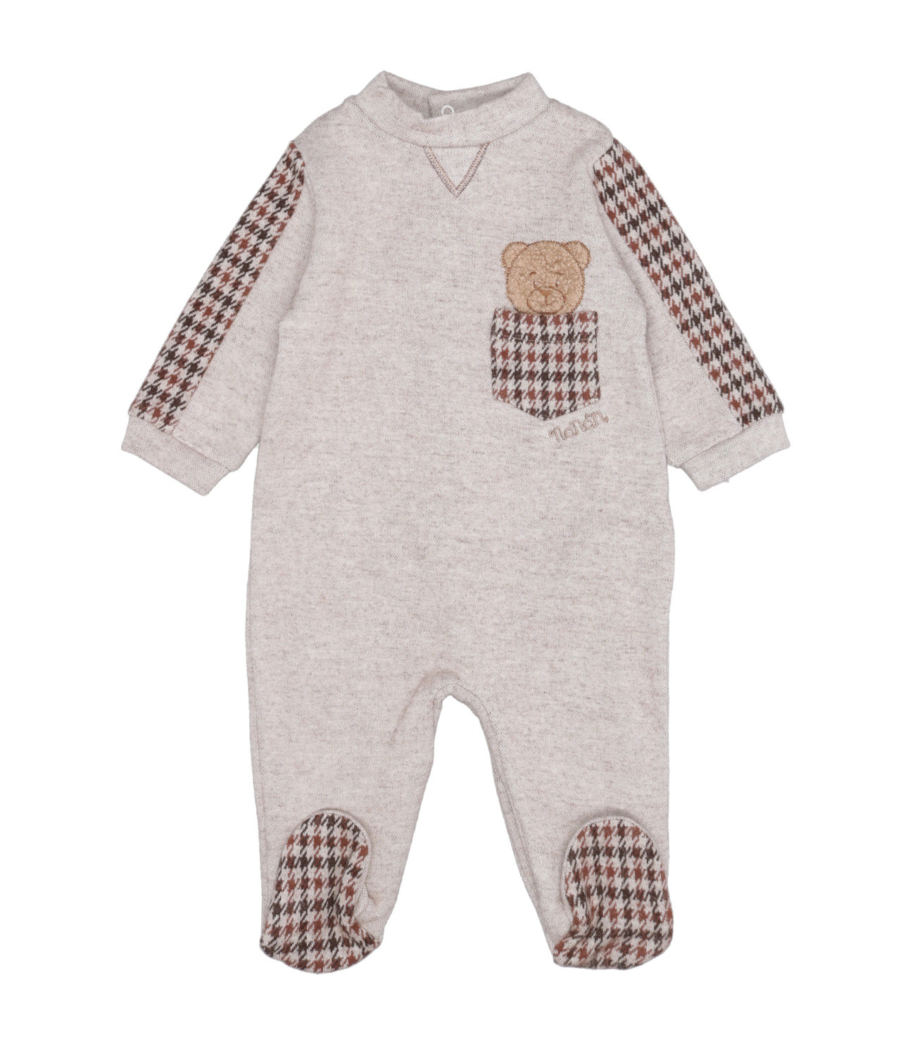 Nanan | Sand Melange Sleepsuit